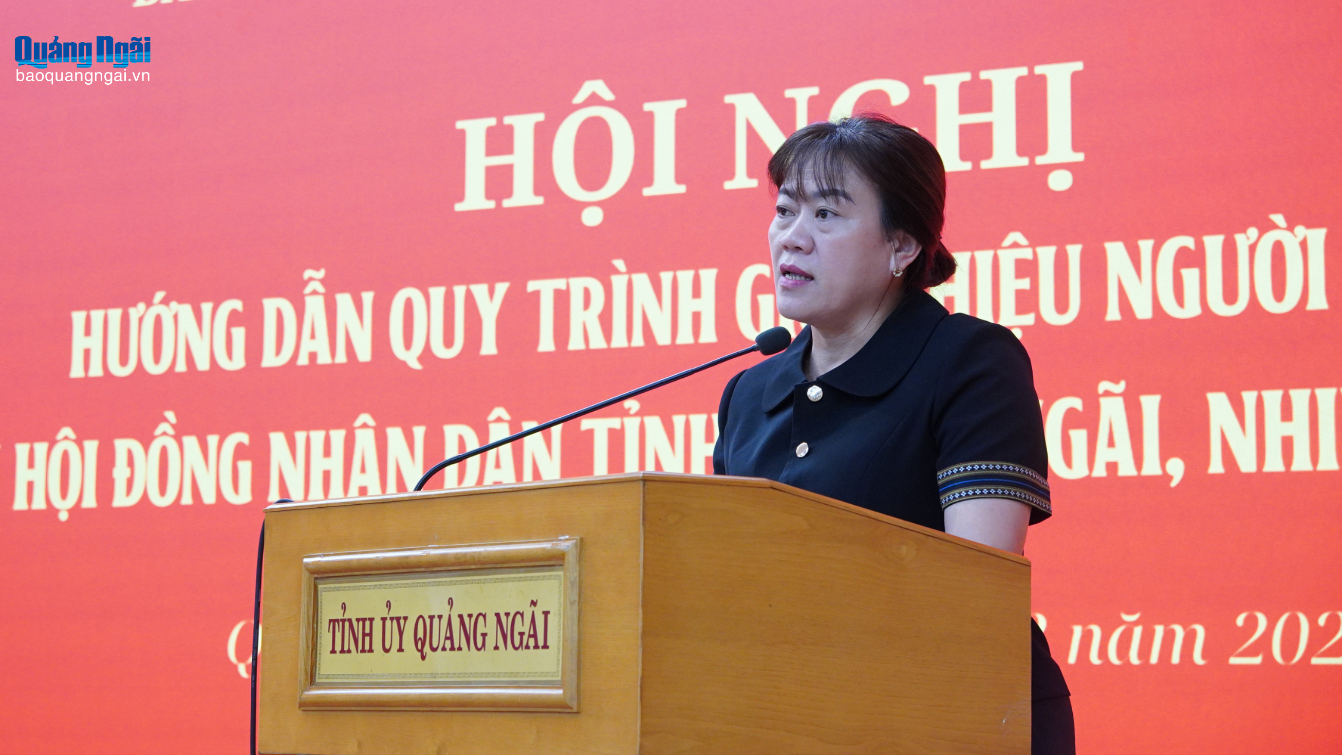 Đảm bảo giới thiệu người ứng cử đại biểu HĐND tỉnh đạt chất lượng, có năng lực