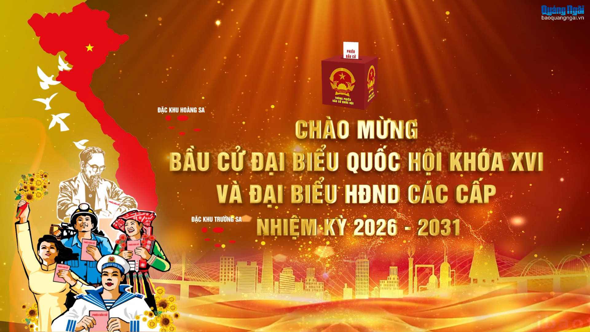 [Video]. Bản tin chào mừng bầu cử đại biểu Quốc hội khóa XVI và đại biểu HĐND các cấp nhiệm kỳ 2026 - 2031 (Số 02)