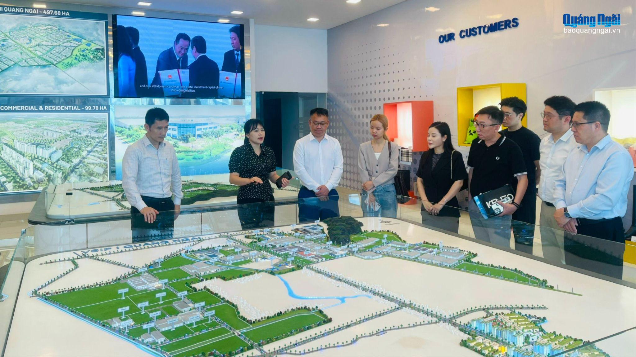 Hiệp hội Doanh nghiệp Quảng Tây tại Thượng Hải khảo sát đầu tư tại Quảng Ngãi