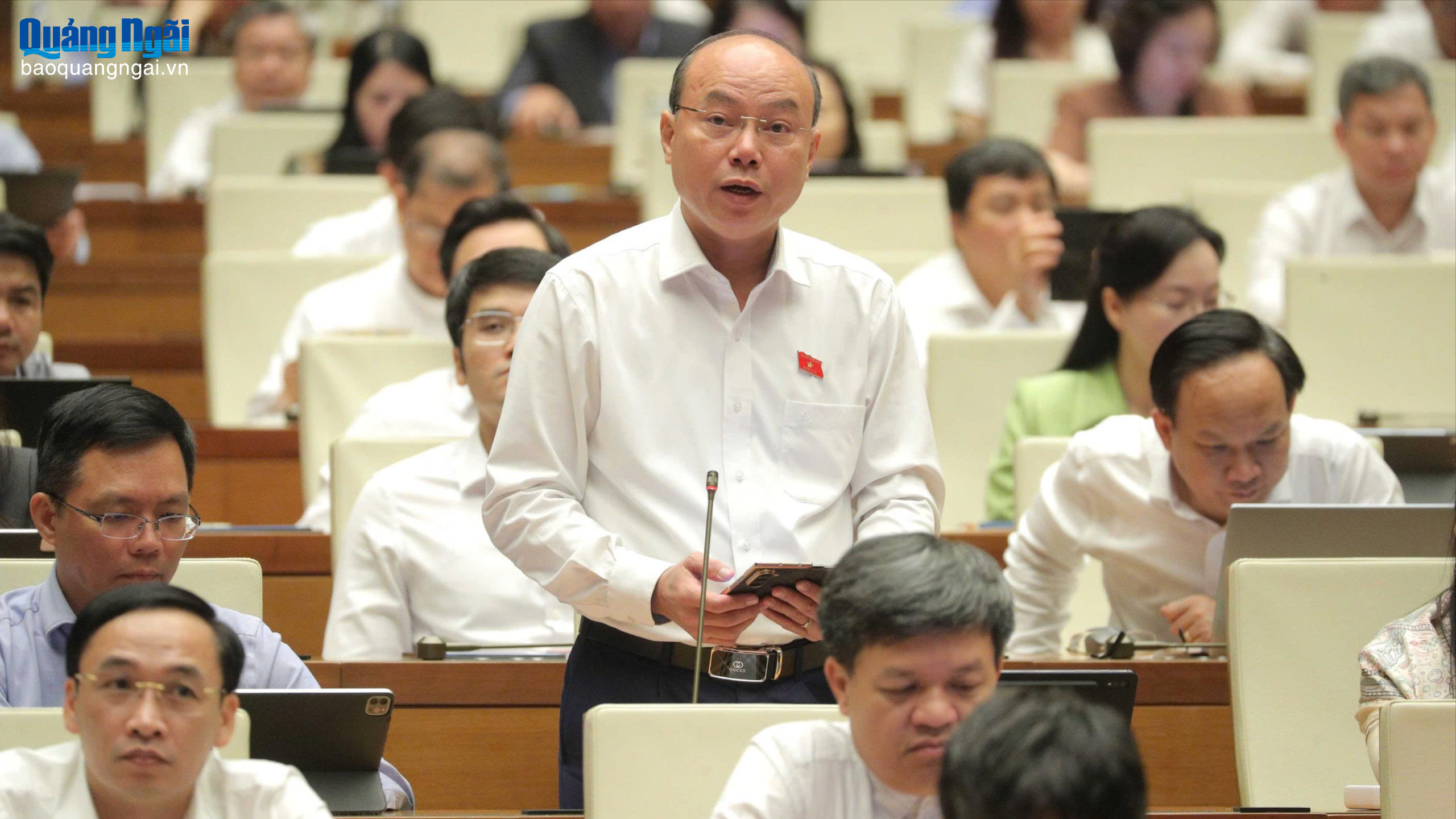 Đoàn ĐBQH tỉnh Quảng Ngãi góp ý hoàn thiện Luật Trợ giúp pháp lý