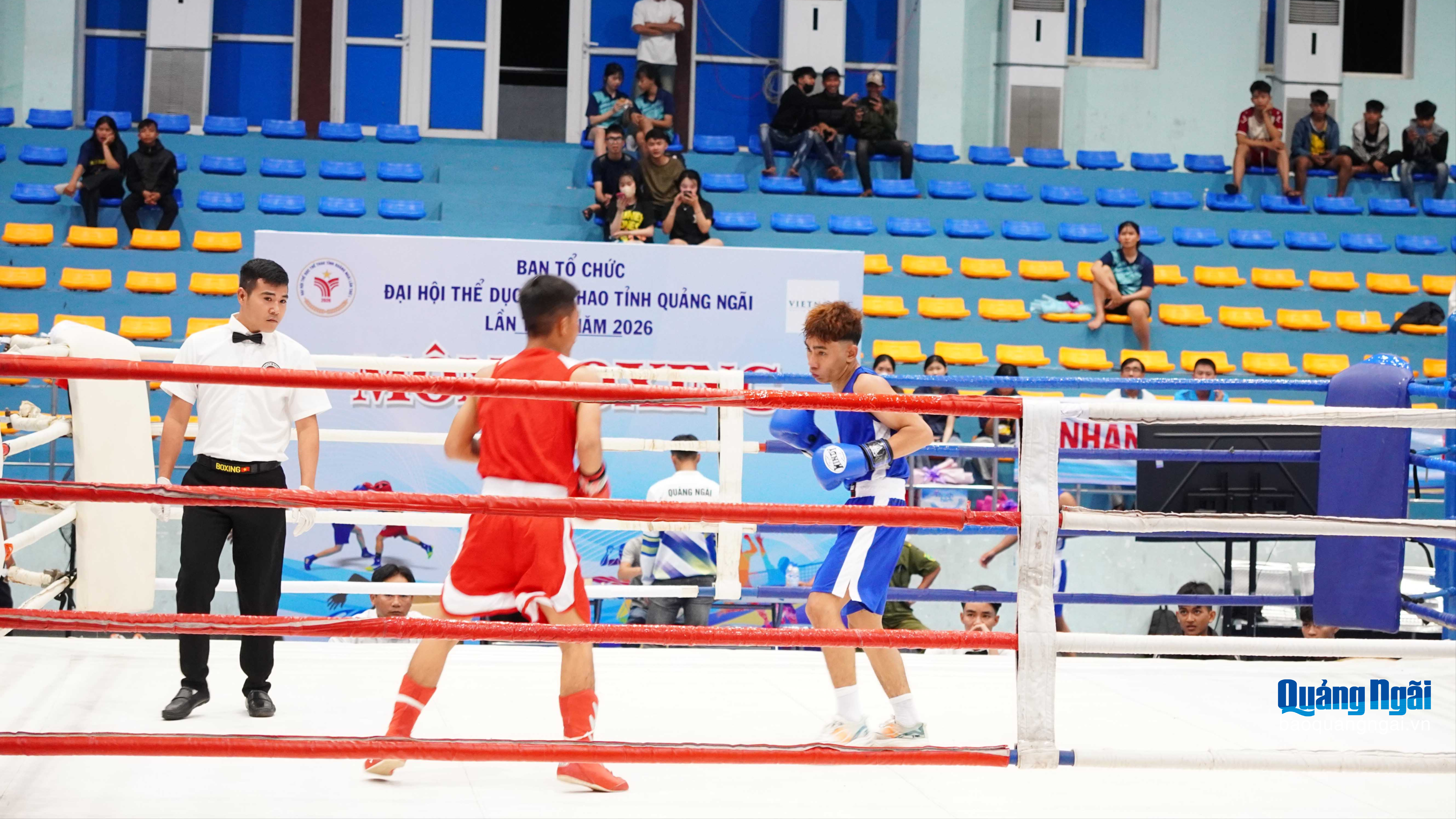Hơn 100 vận động viên thi đấu môn boxing