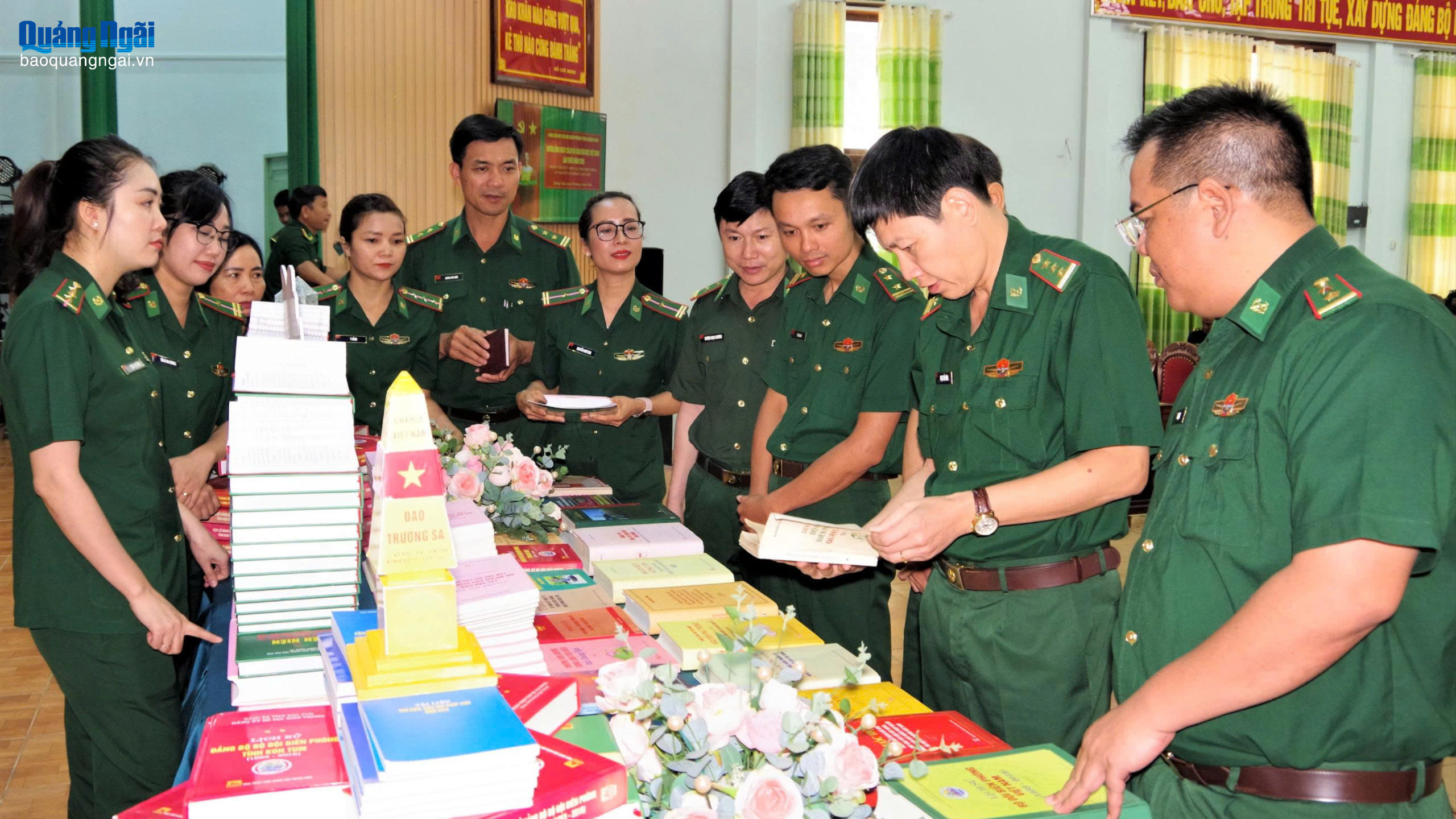 Bộ đội Biên phòng tỉnh hưởng ứng Ngày Sách và Văn hóa đọc Việt Nam