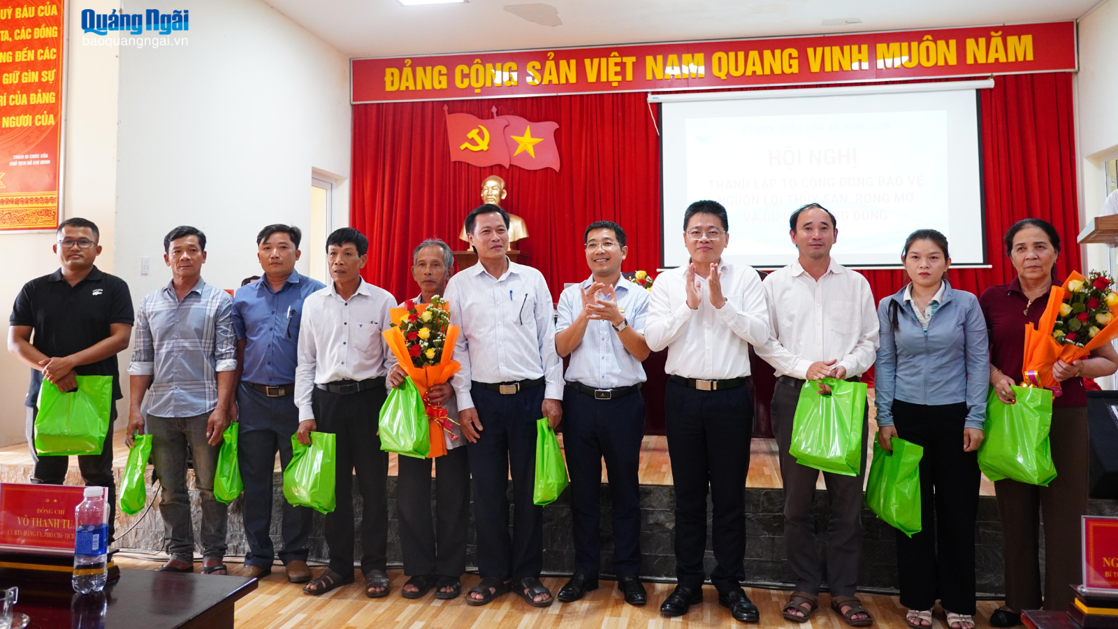 Thành lập Tổ cộng đồng bảo vệ nguồn lợi thủy sản và rong mơ