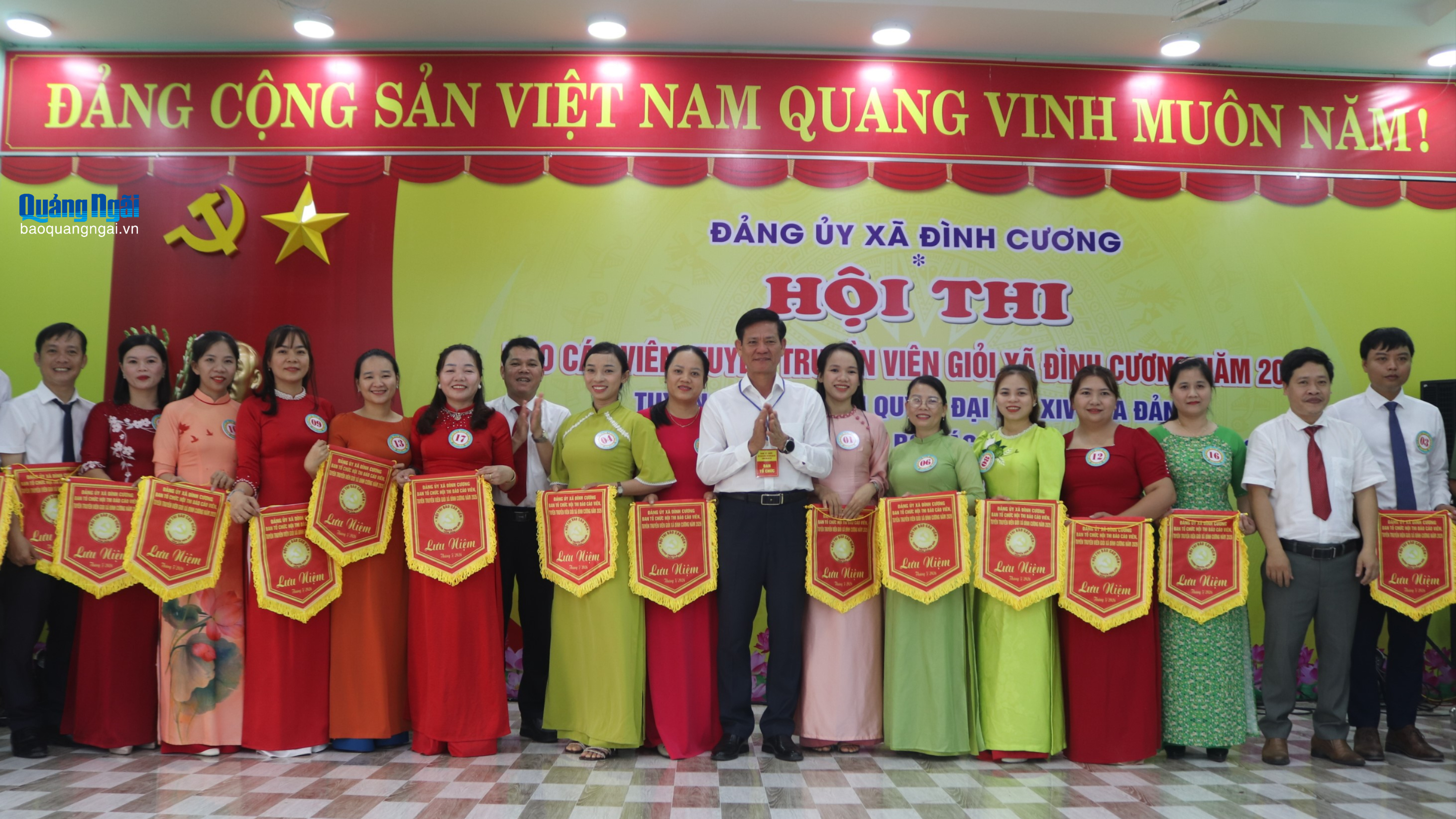 Xã Đình Cương tổ chức Hội thi Báo cáo viên, tuyên truyền viên giỏi
