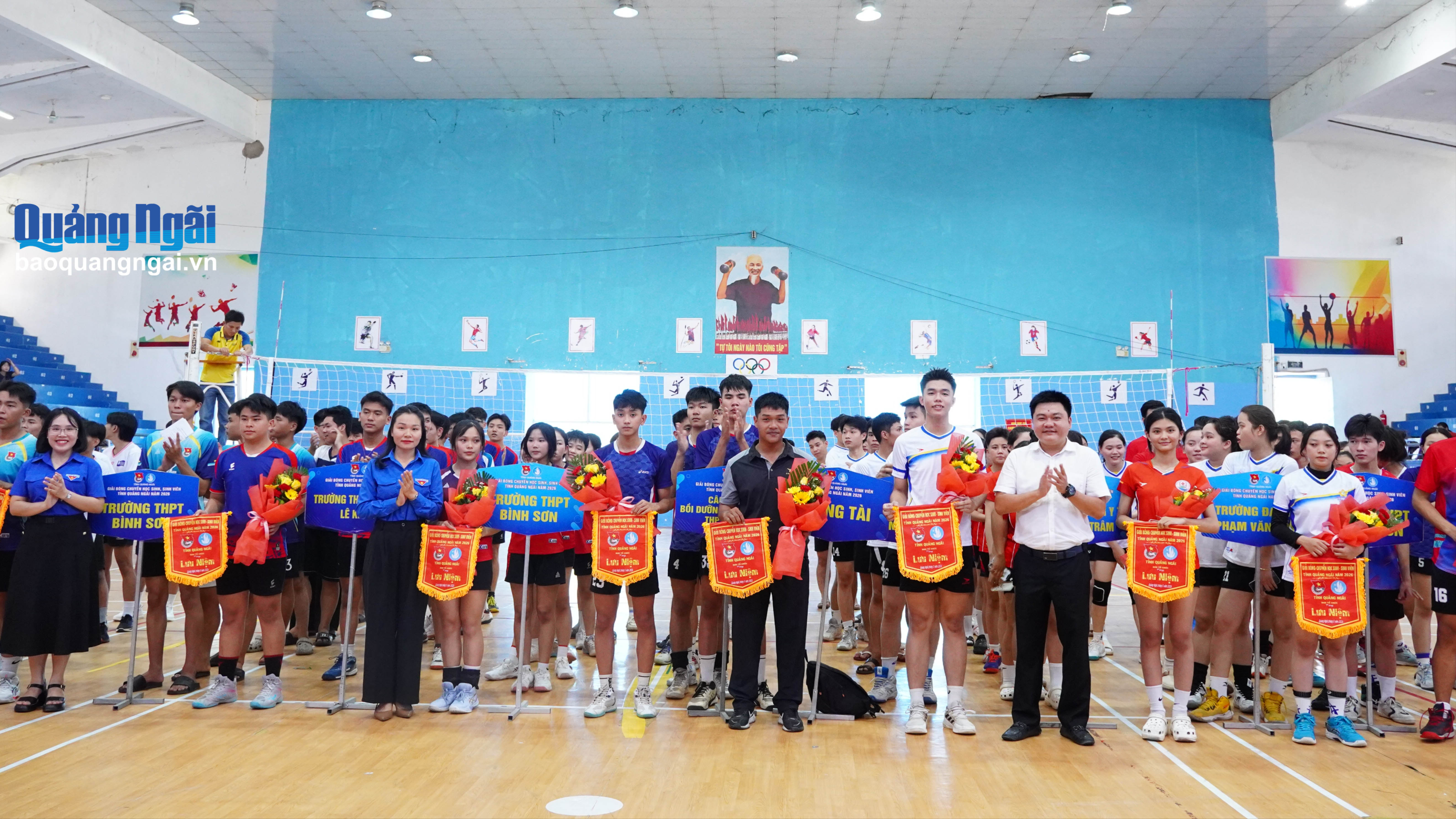 Khai mạc Giải Bóng chuyền học sinh, sinh viên tỉnh năm 2026