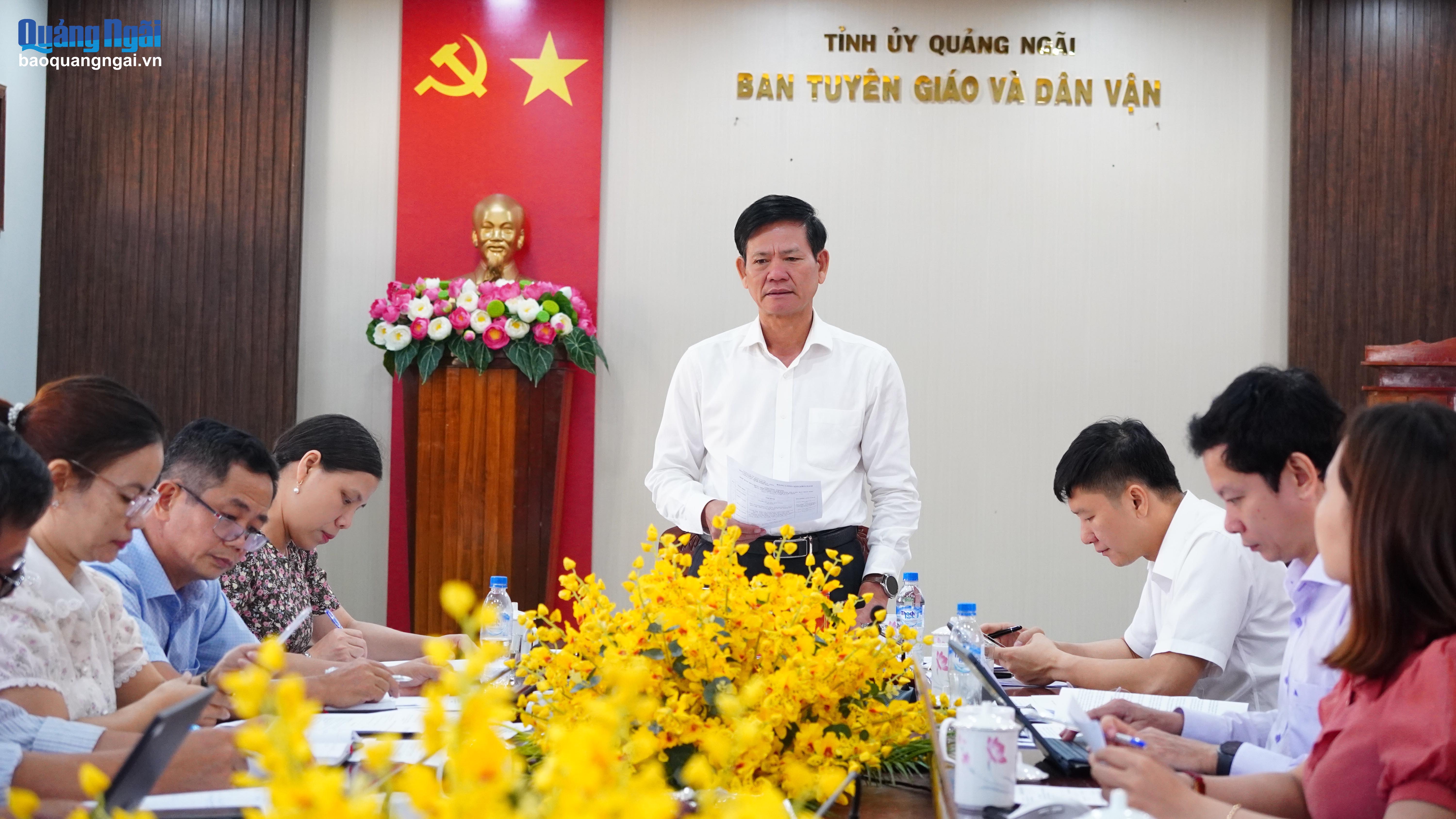 Chuẩn bị chu đáo cho Hội thi Báo cáo viên, Tuyên truyền viên giỏi cấp tỉnh năm 2026