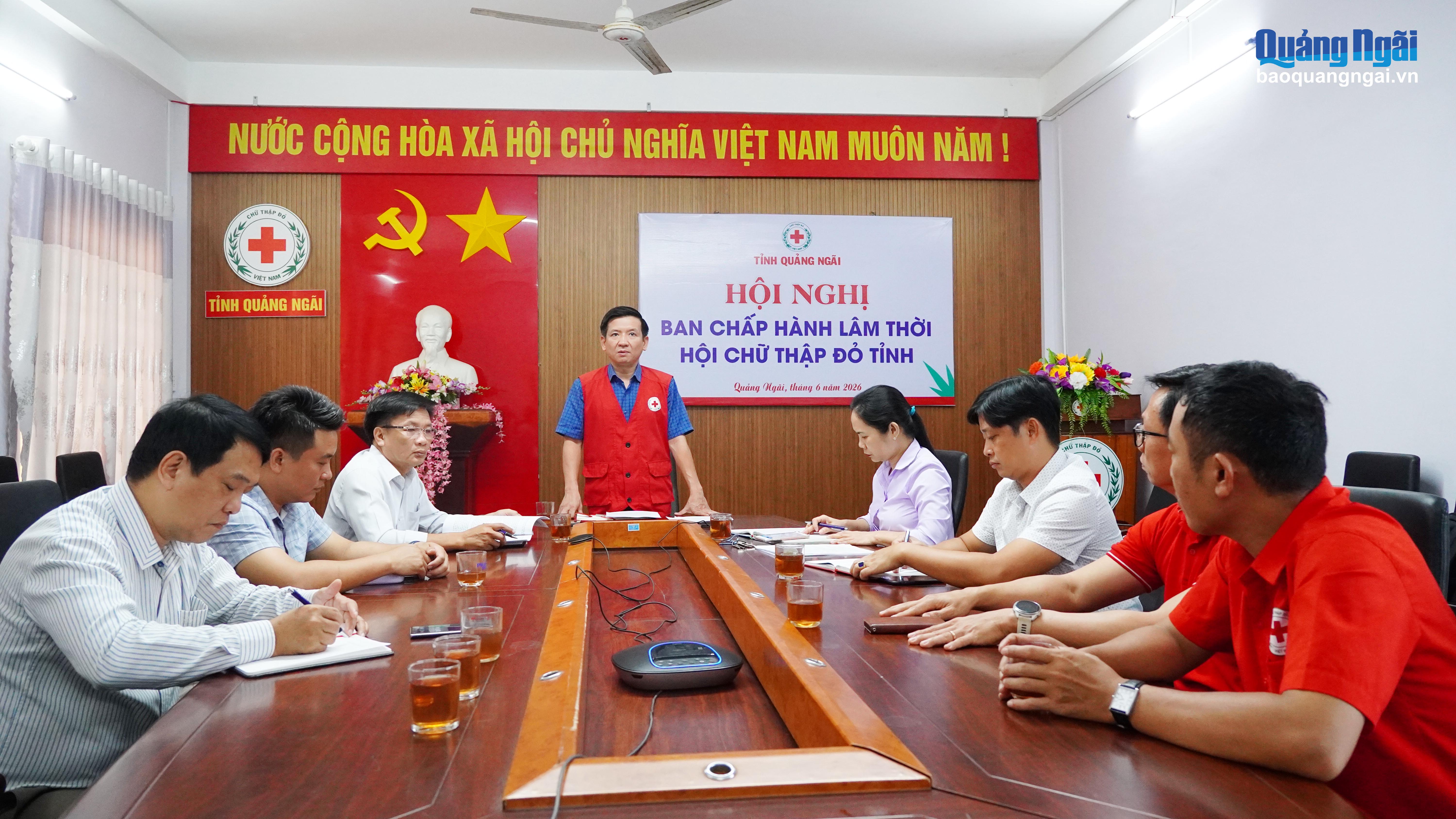 Hội nghị Ban Chấp hành lâm thời Hội Chữ thập đỏ tỉnh lần thứ II