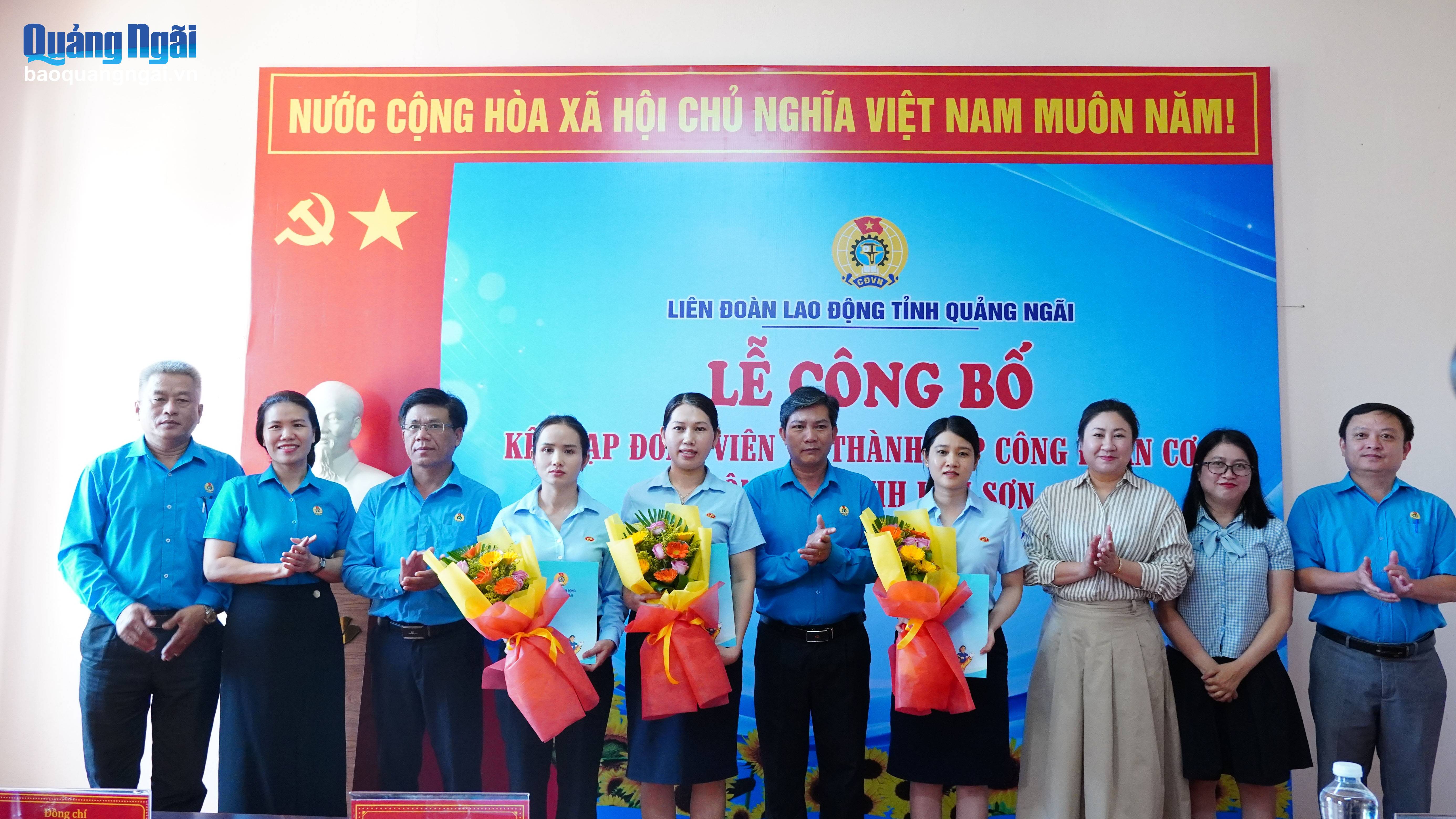 Thành lập Công đoàn cơ sở Công ty TNHH Kim Sơn