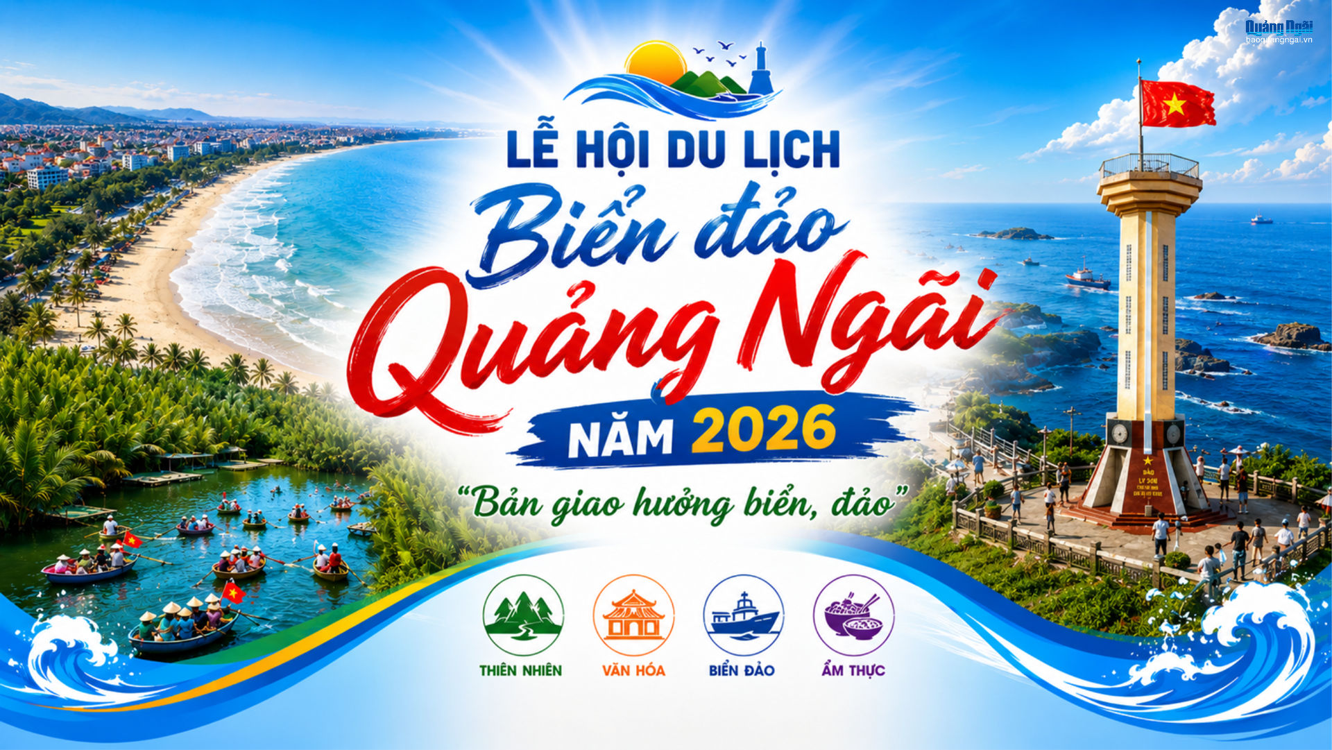 [Inforgraphic]. Lễ hội Du lịch biển đảo Quảng Ngãi năm 2026