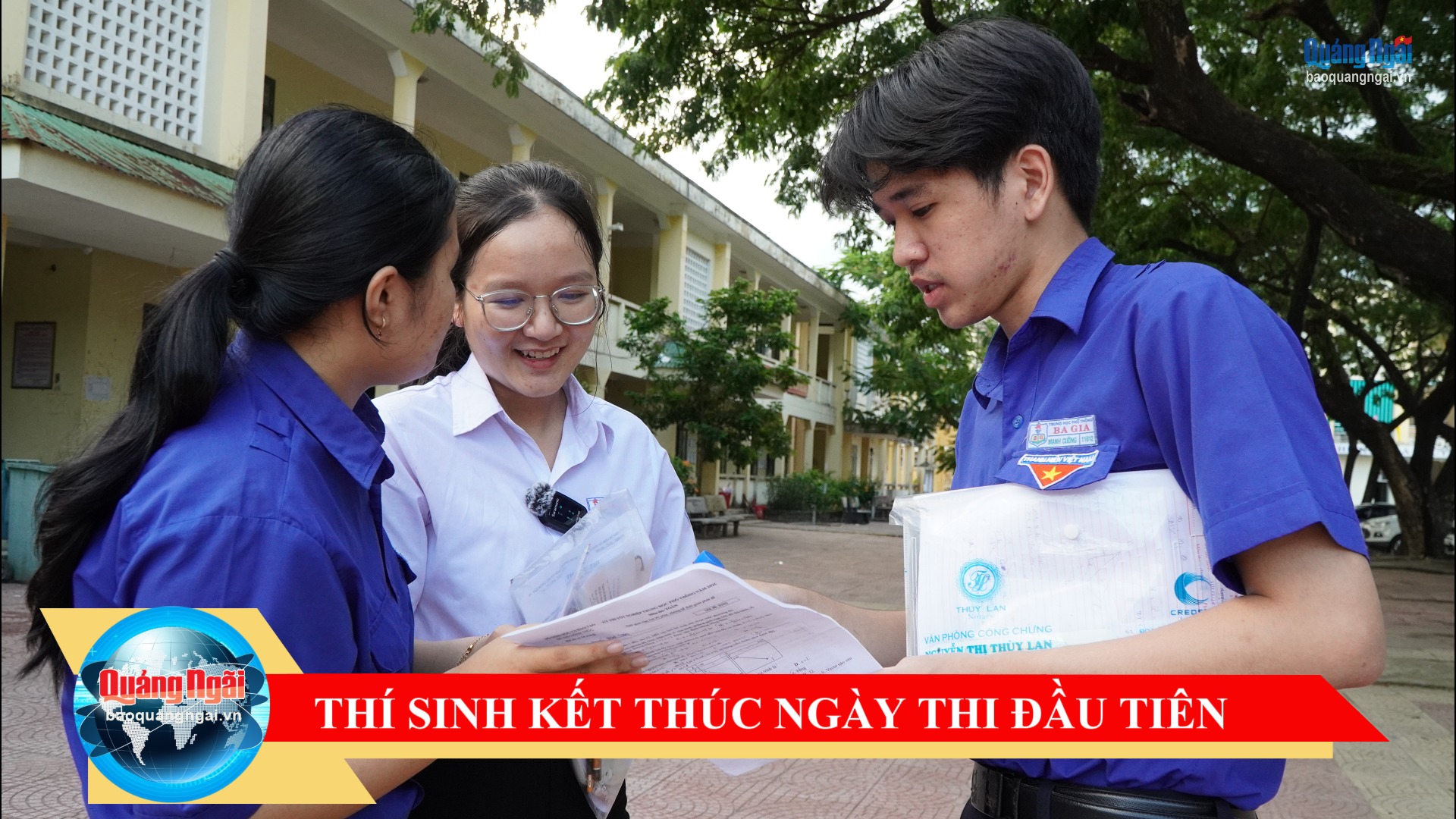 [Video]. Thí sinh kết thúc ngày thi đầu tiên