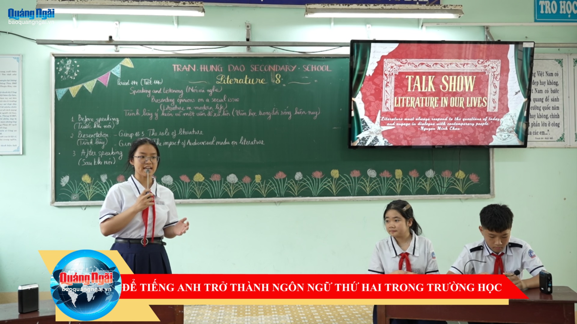 [Video]. Để tiếng anh trở thành ngôn ngữ thứ hai trong trường học