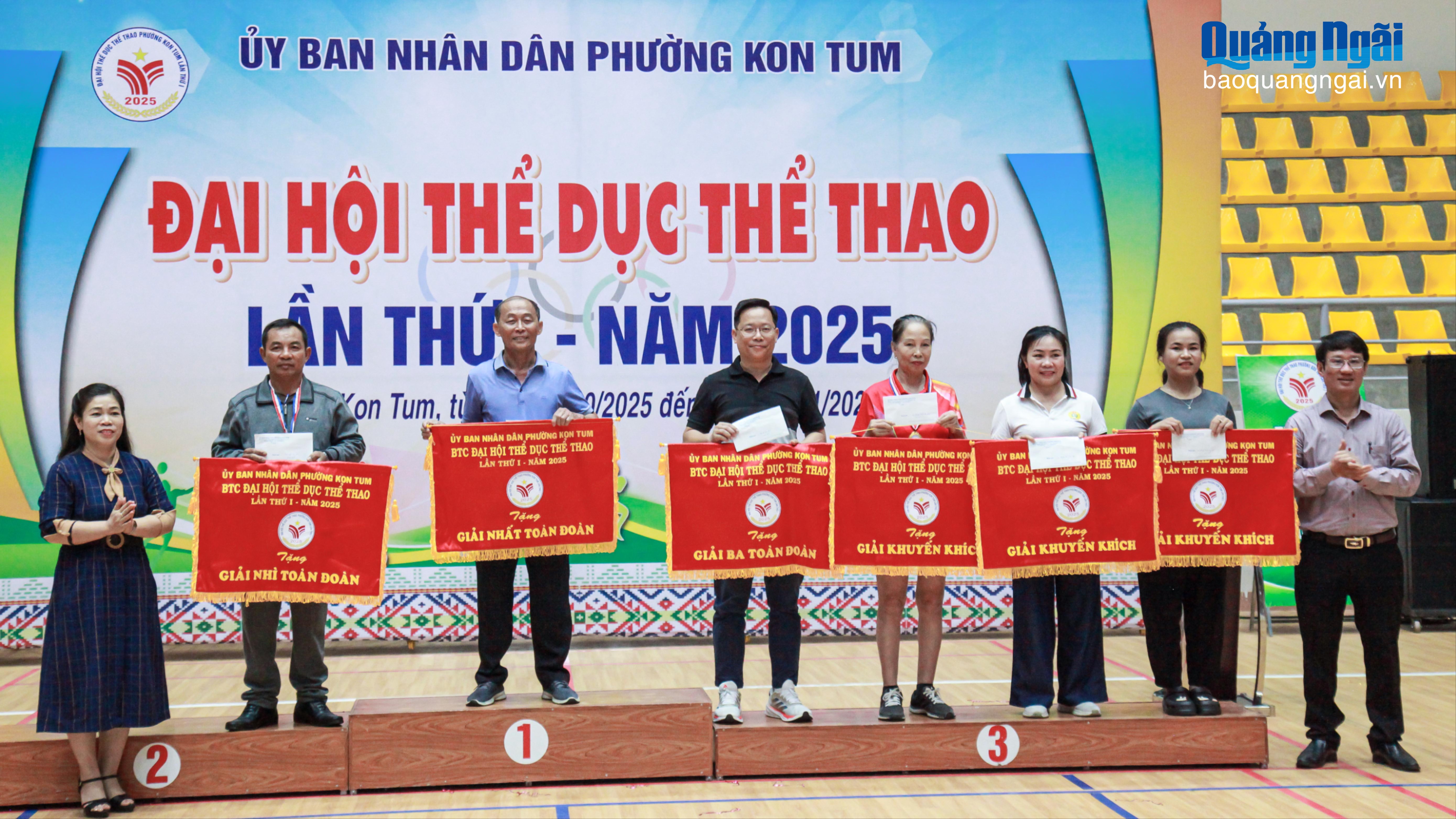 Bế mạc Đại hội Thể dục thể thao phường Kon Tum