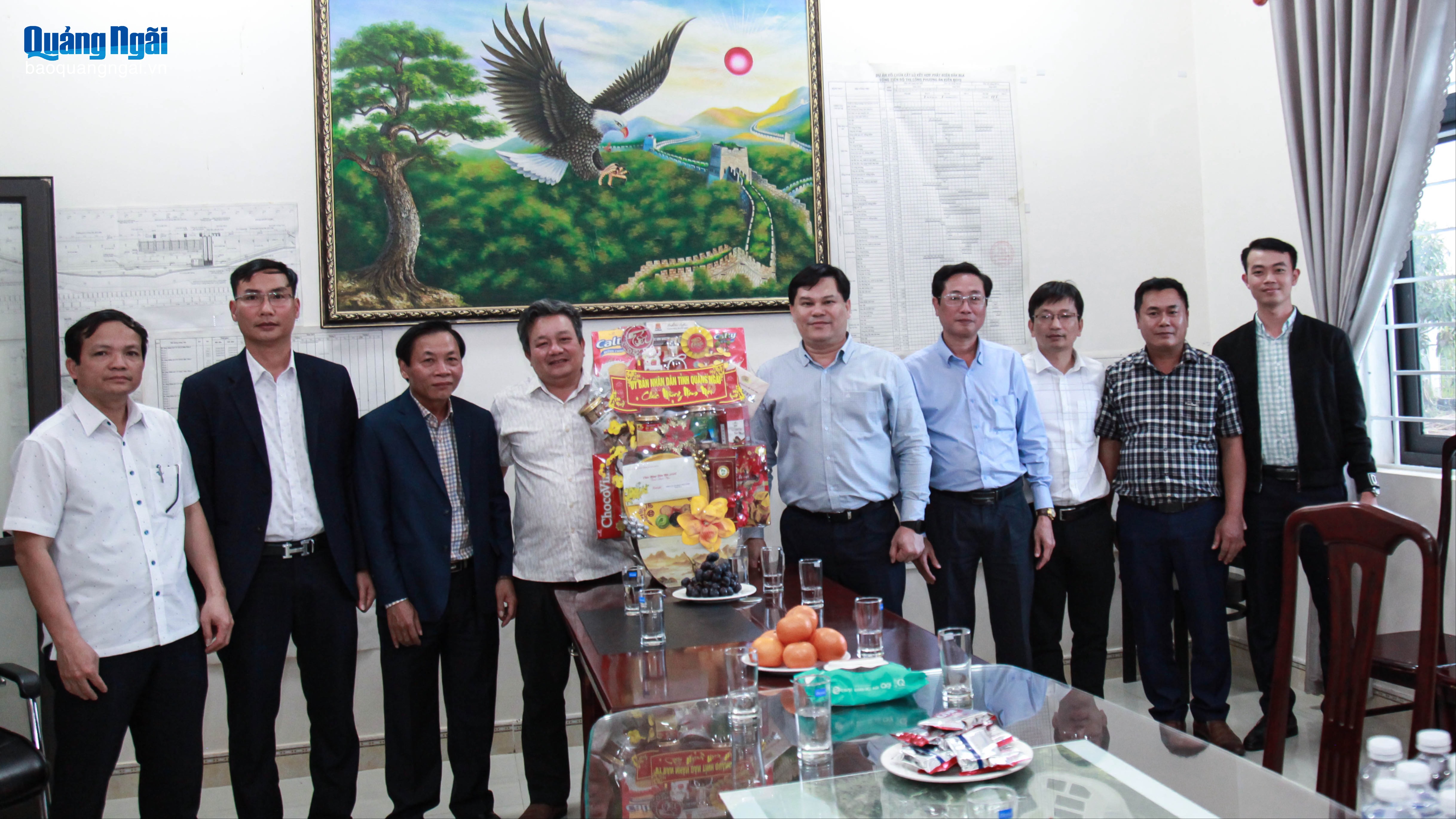 Phó Chủ tịch UBND tỉnh Trần Phước Hiền thăm, chúc Tết Công ty CP Thủy điện Đăk Bla