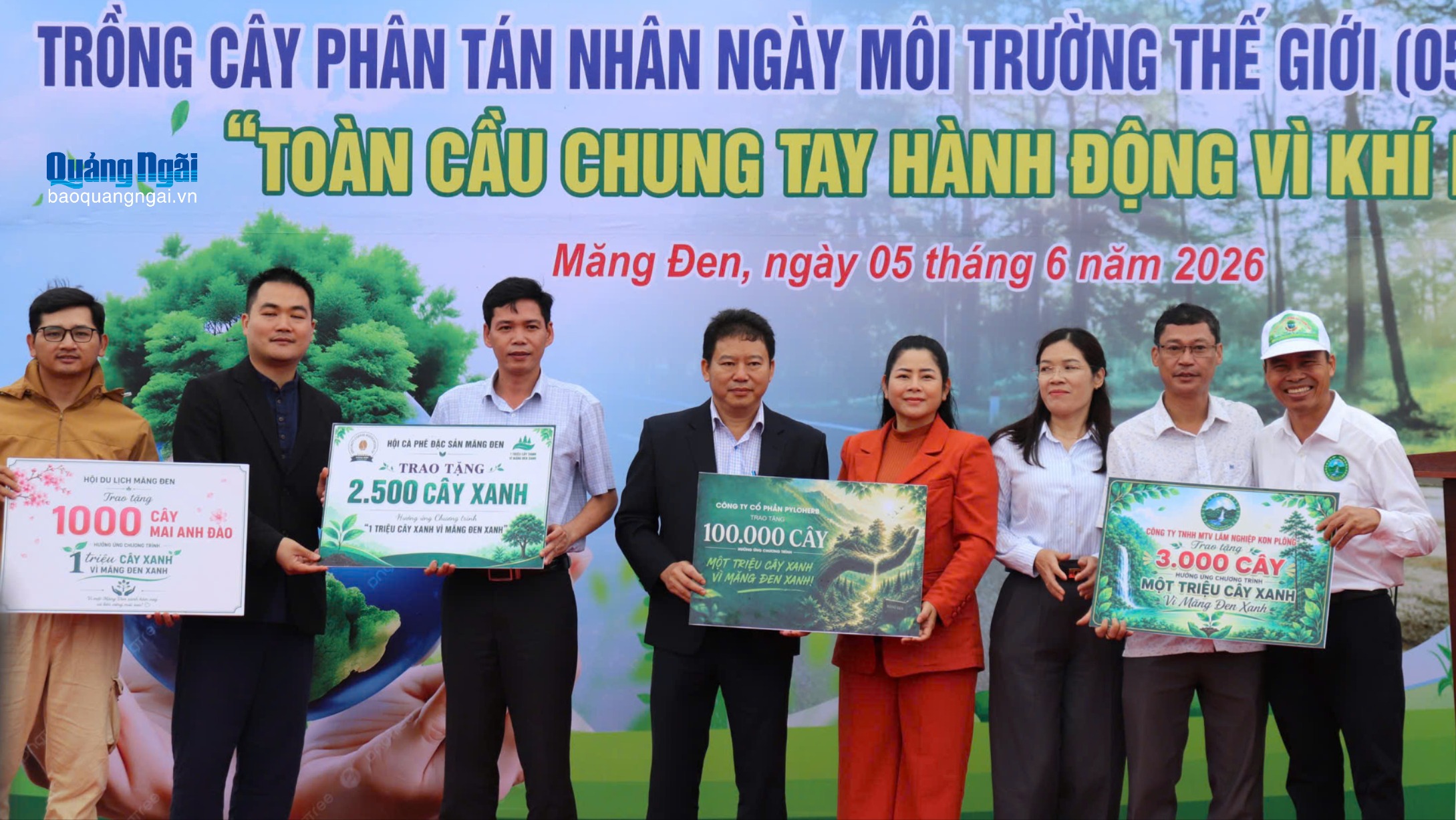 Lễ phát động trồng cây hưởng ứng Ngày Môi trường thế giới 5/6