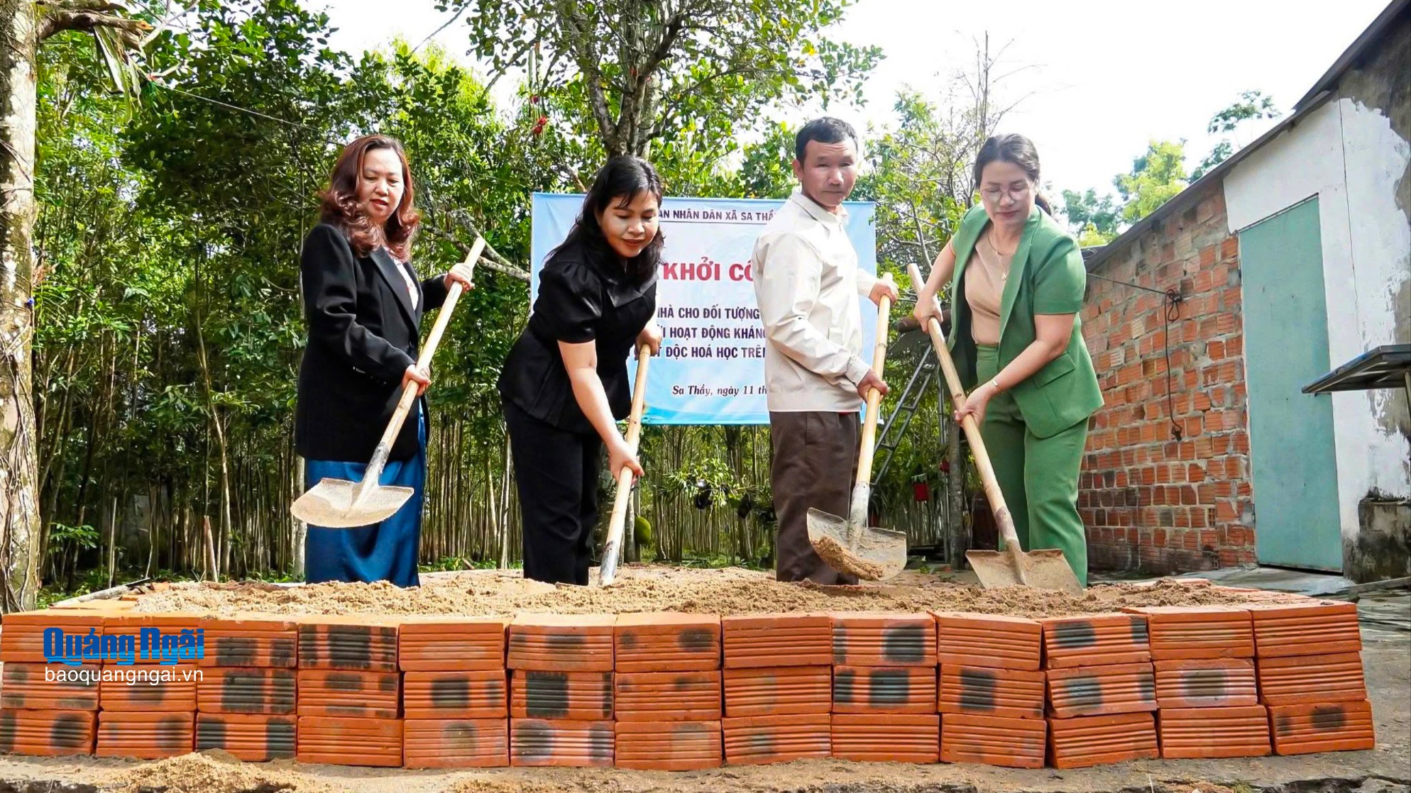 Xây nhà cho con người hoạt động kháng chiến bị nhiễm chất độc hóa học