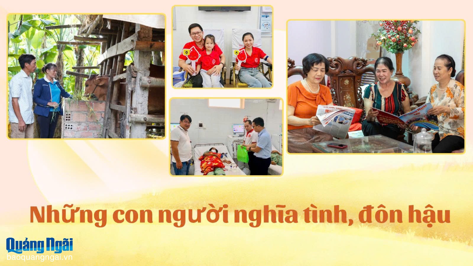 Những con người nghĩa tình, đôn hậu