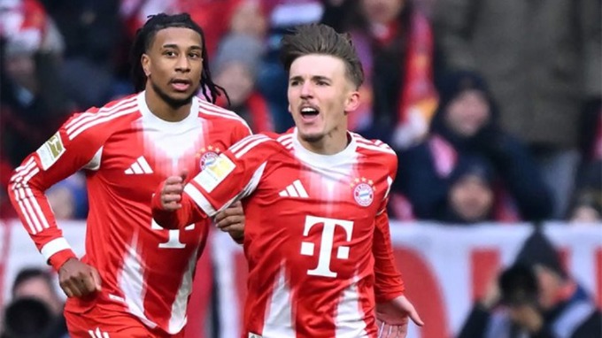 Bayern chạm mốc 100 bàn thắng ở Bundesliga
