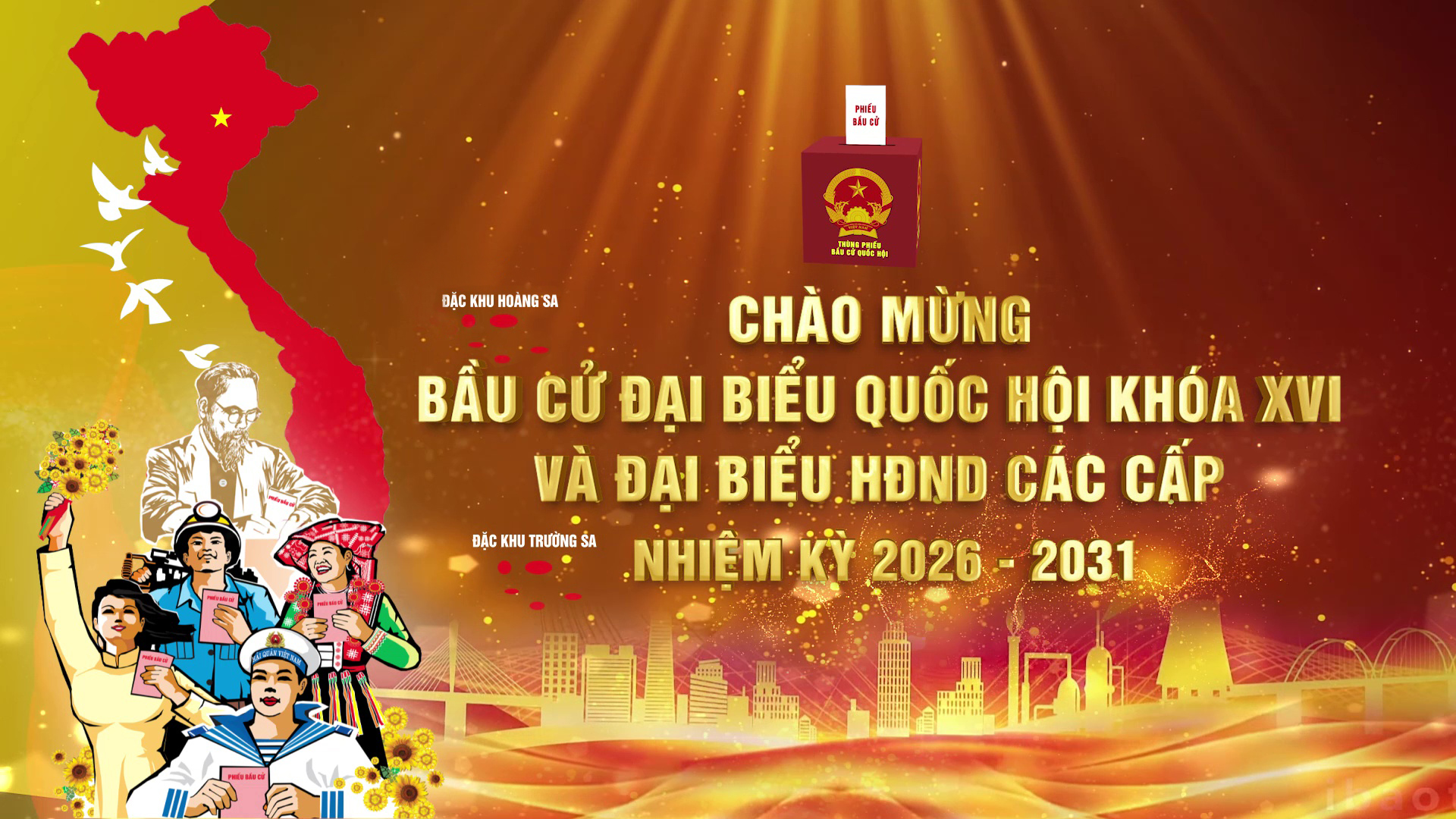 [Video]. Bản tin chào mừng bầu cử đại biểu Quốc hội khóa XVI và đại biểu HĐND các cấp nhiệm kỳ 2026 - 2031 (Số 02)