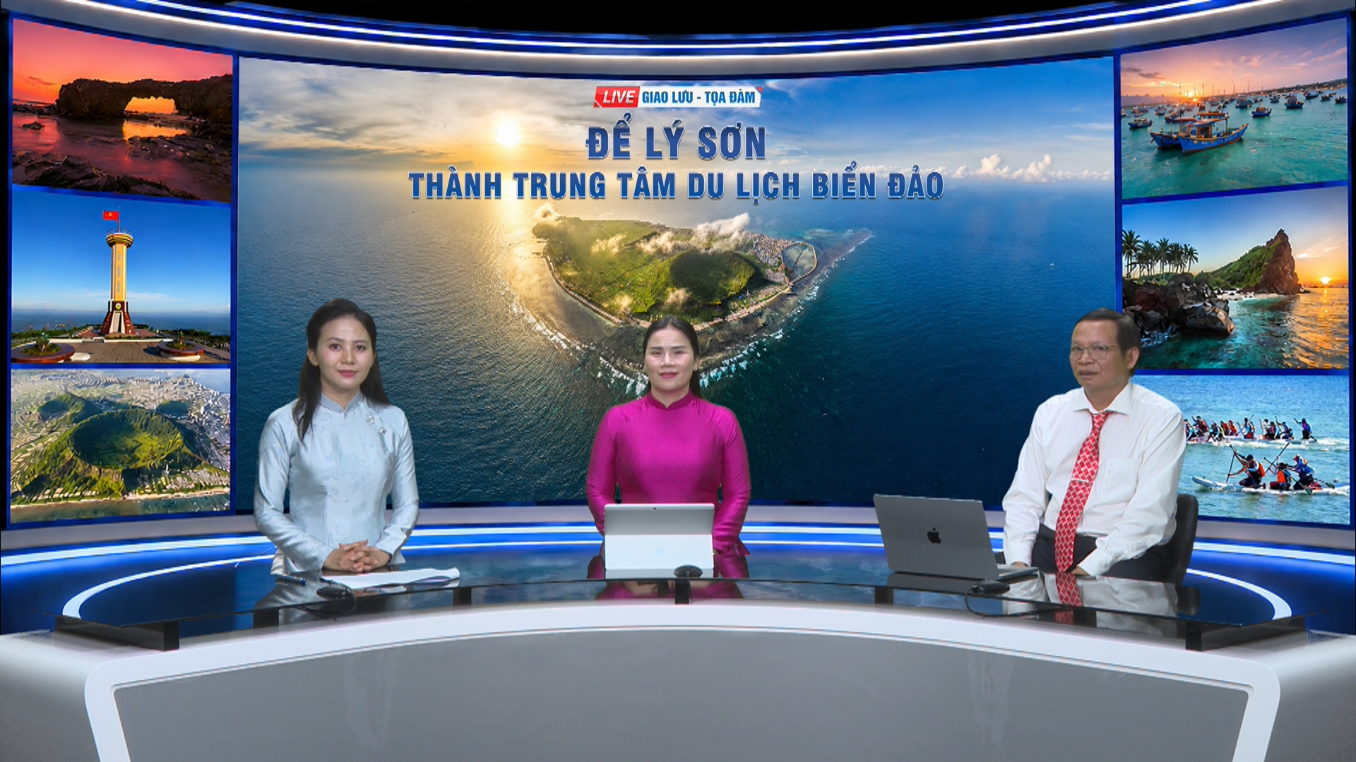 [Video]. Giao lưu - Tọa đàm “Để Lý Sơn thành trung tâm du lịch biển đảo”