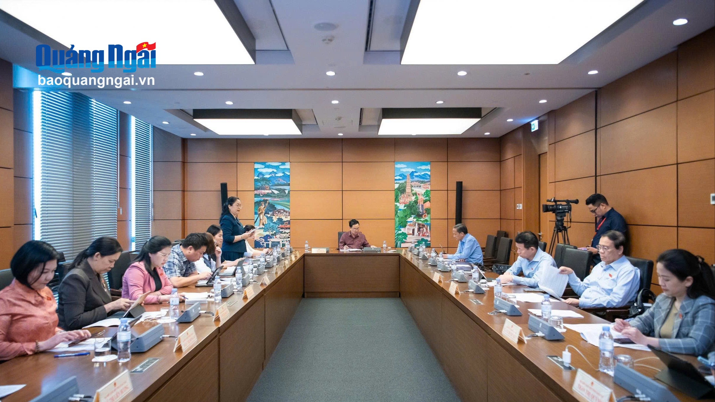 Đoàn ĐBQH tỉnh Quảng Ngãi thảo luận, góp ý về Dự thảo Luật Đường sắt