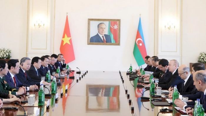 Tổng Bí thư Tô Lâm hội đàm với Tổng thống Azerbaijan Ilham Aliyev