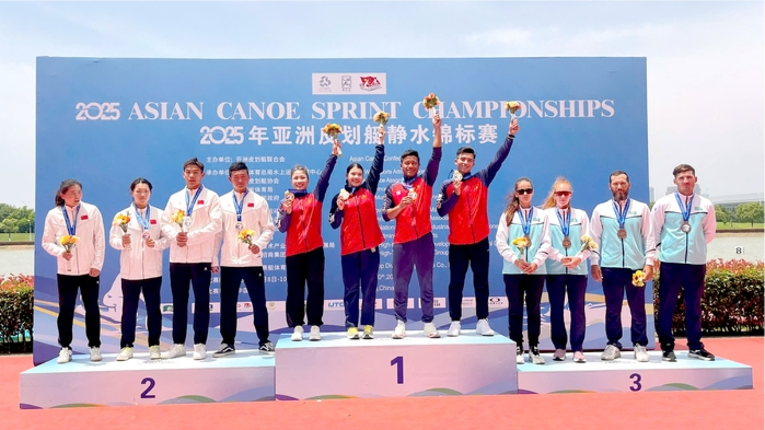 Canoeing Việt Nam giành huy chương vàng châu Á