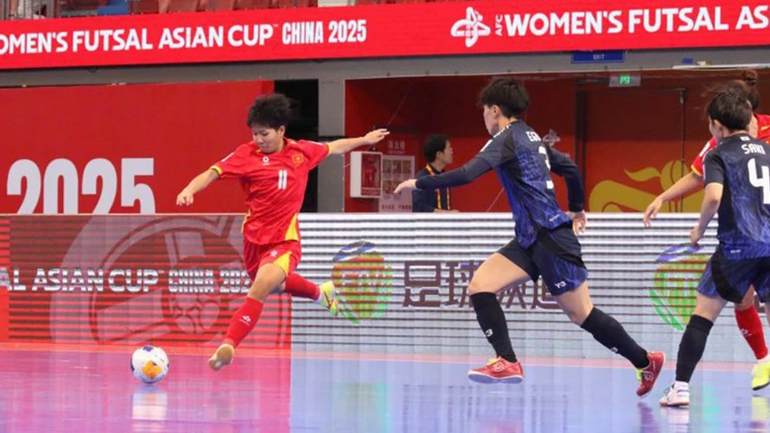 Thua 0-2 Nhật Bản, futsal nữ Việt Nam chia tay giải châu Á