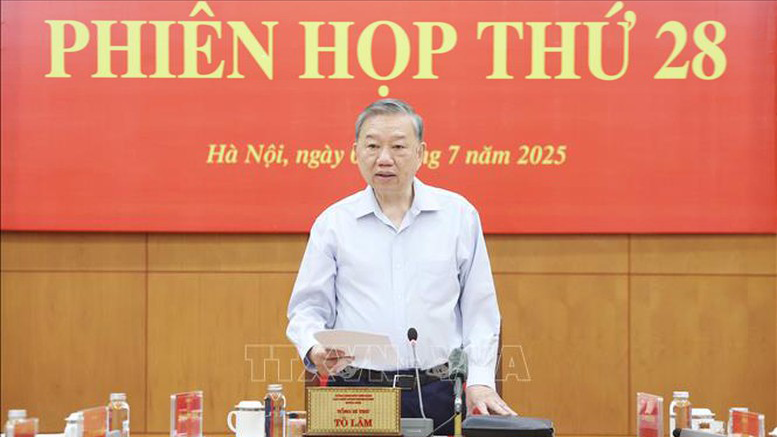 Tổng Bí thư Tô Lâm: Kịp thời phát hiện, xử lý các sai phạm liên quan đến sắp xếp tổ chức bộ máy