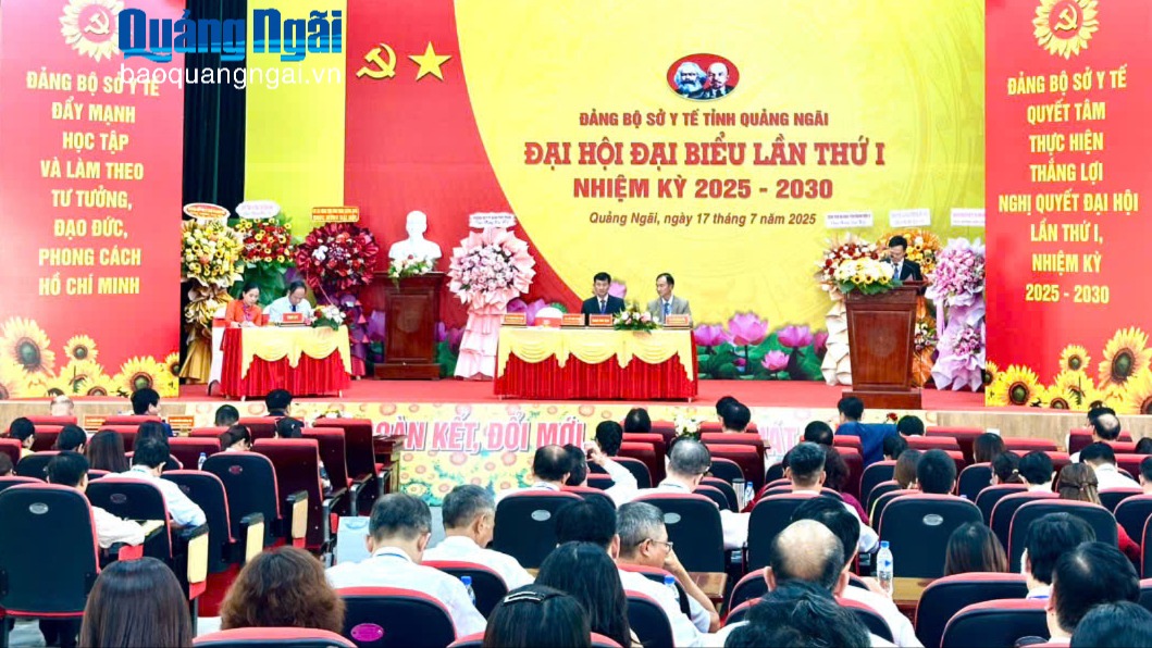 Đại hội đại biểu Đảng bộ Sở Y tế lần thứ I