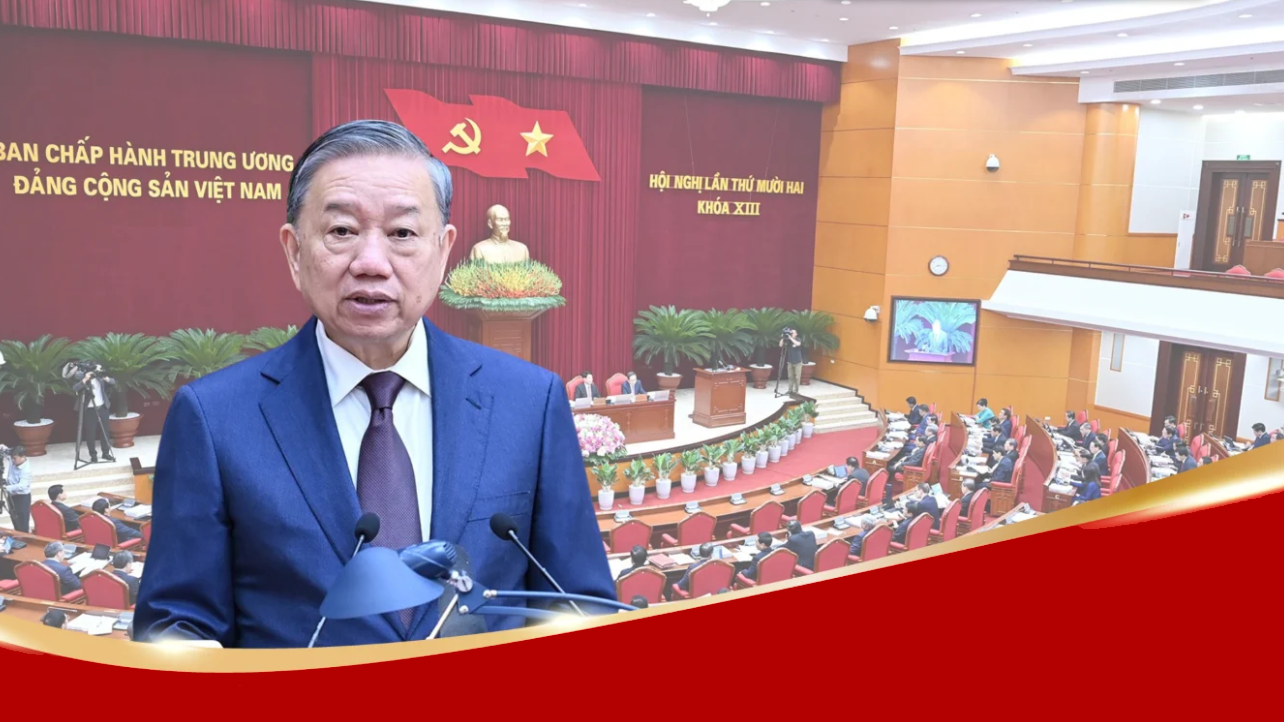 Phát biểu của Tổng Bí thư Tô Lâm tại phiên khai mạc Hội nghị Trung ương 12, khóa XIII