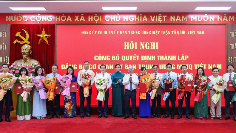 Thành lập Đảng bộ Cơ quan Ủy ban Trung ương Mặt trận Tổ quốc Việt Nam gồm 15 đơn vị