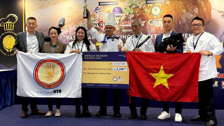 Việt Nam vô địch Cuộc thi bánh ngọt và bánh mì quốc tế 2025