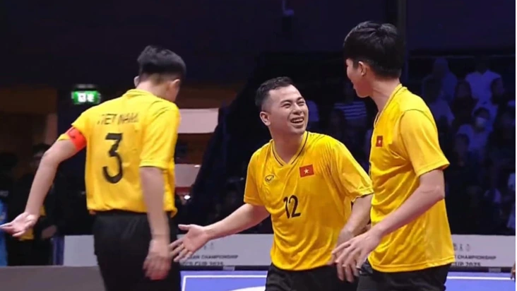 Cầu mây Việt Nam giành 2 HCB thế giới sau khi thắng Thái Lan