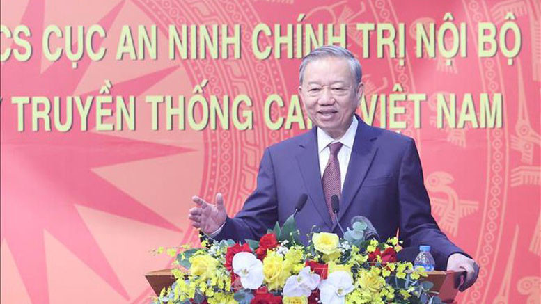 Tổng Bí thư: Đổi mới mạnh mẽ tư duy, cách thức triển khai bảo vệ an ninh chính trị nội bộ