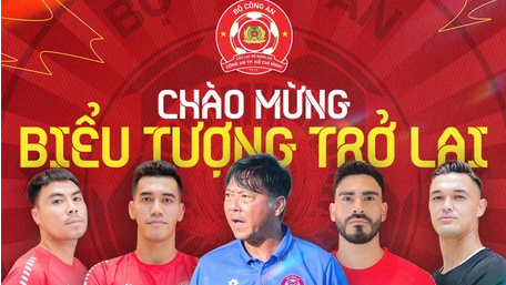 CLB Công an TP.HCM ra mắt dàn sao đón chào sự trở lại