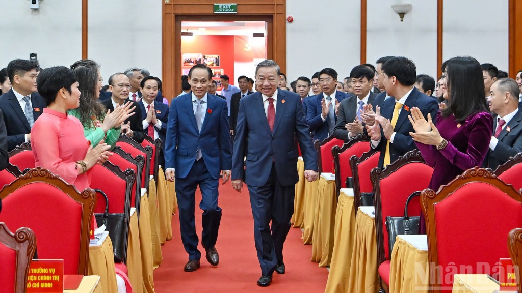 Tổng Bí thư Tô Lâm dự Đại hội đại biểu Đảng bộ Văn phòng Trung ương Đảng nhiệm kỳ 2025-2030