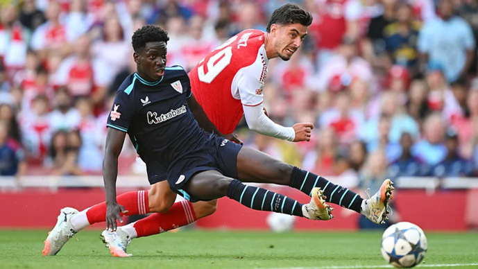 Tân binh Gyokeres khai hỏa, Arsenal thắng Bilbao đoạt cúp Emirates