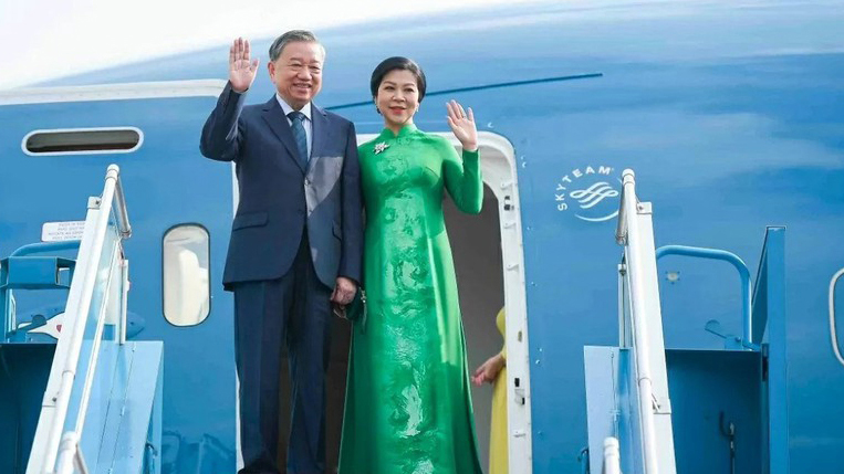 Tổng Bí thư Tô Lâm và Phu nhân lên đường thăm cấp Nhà nước Đại Hàn Dân Quốc