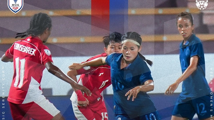 Nữ Indonesia vất vả giành điểm duy nhất trước Campuchia ở ASEAN Cup 2025