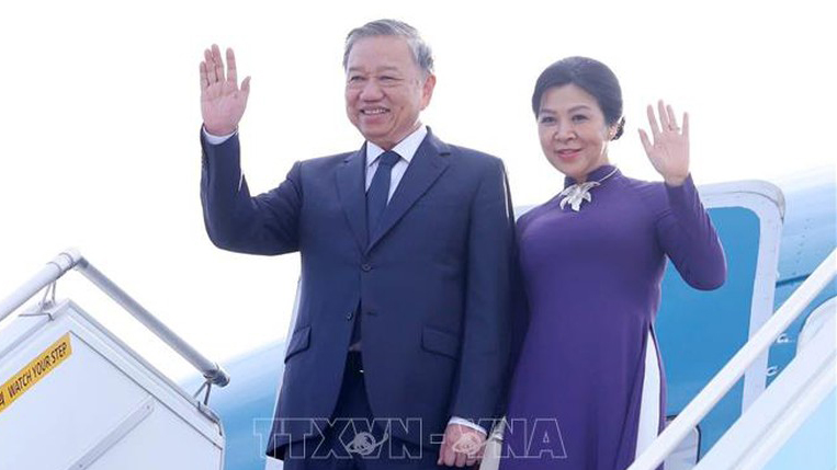 Tổng Bí thư Tô Lâm và Phu nhân kết thúc tốt đẹp chuyến thăm cấp Nhà nước tới Hàn Quốc