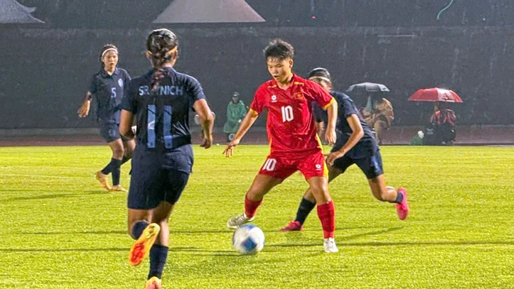Cầu thủ nữ Việt Nam lập hat-trick ở Giải U16 Đông Nam Á