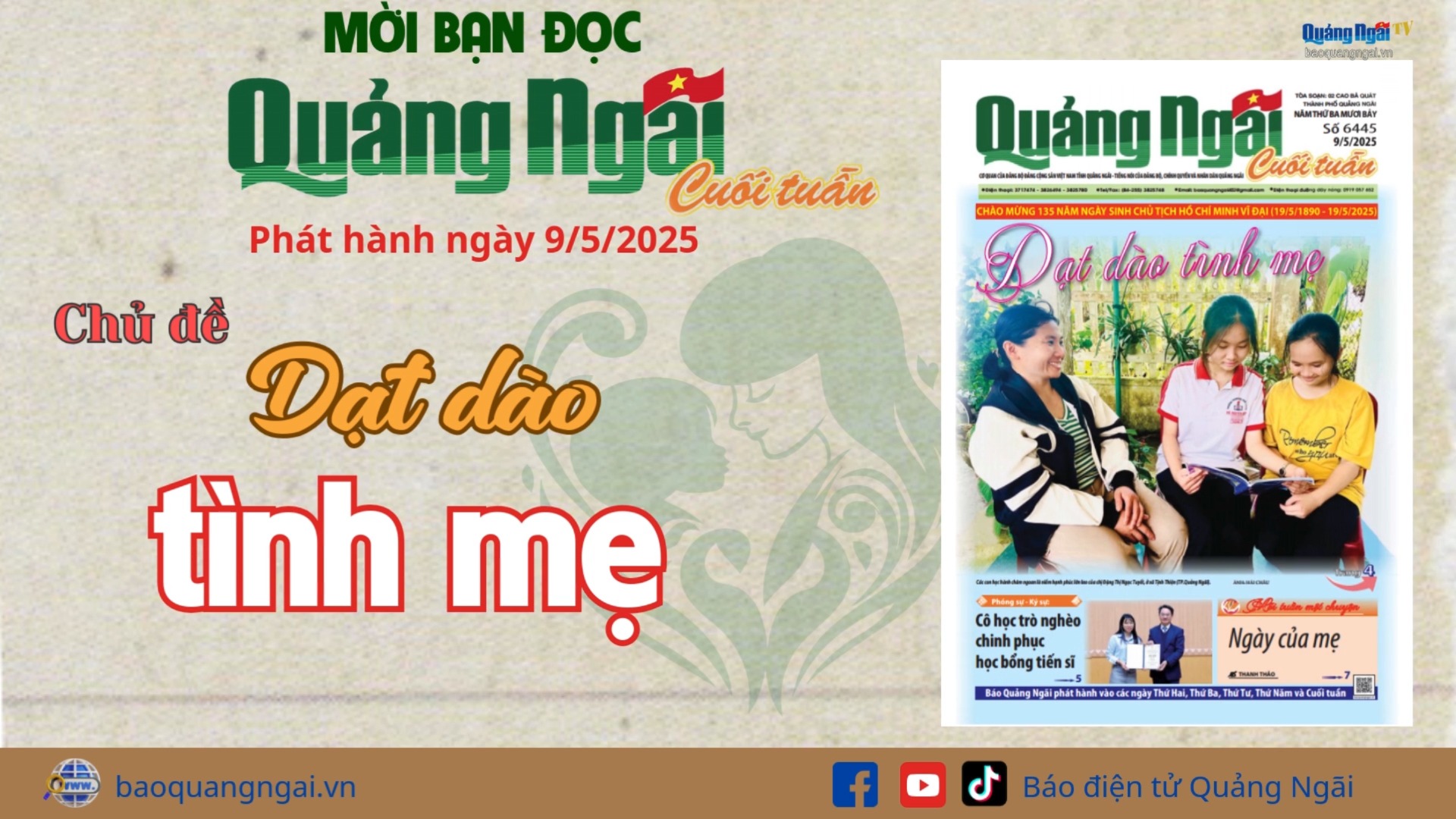 [Video]. Mời bạn đọc Báo Quảng Ngãi cuối tuần