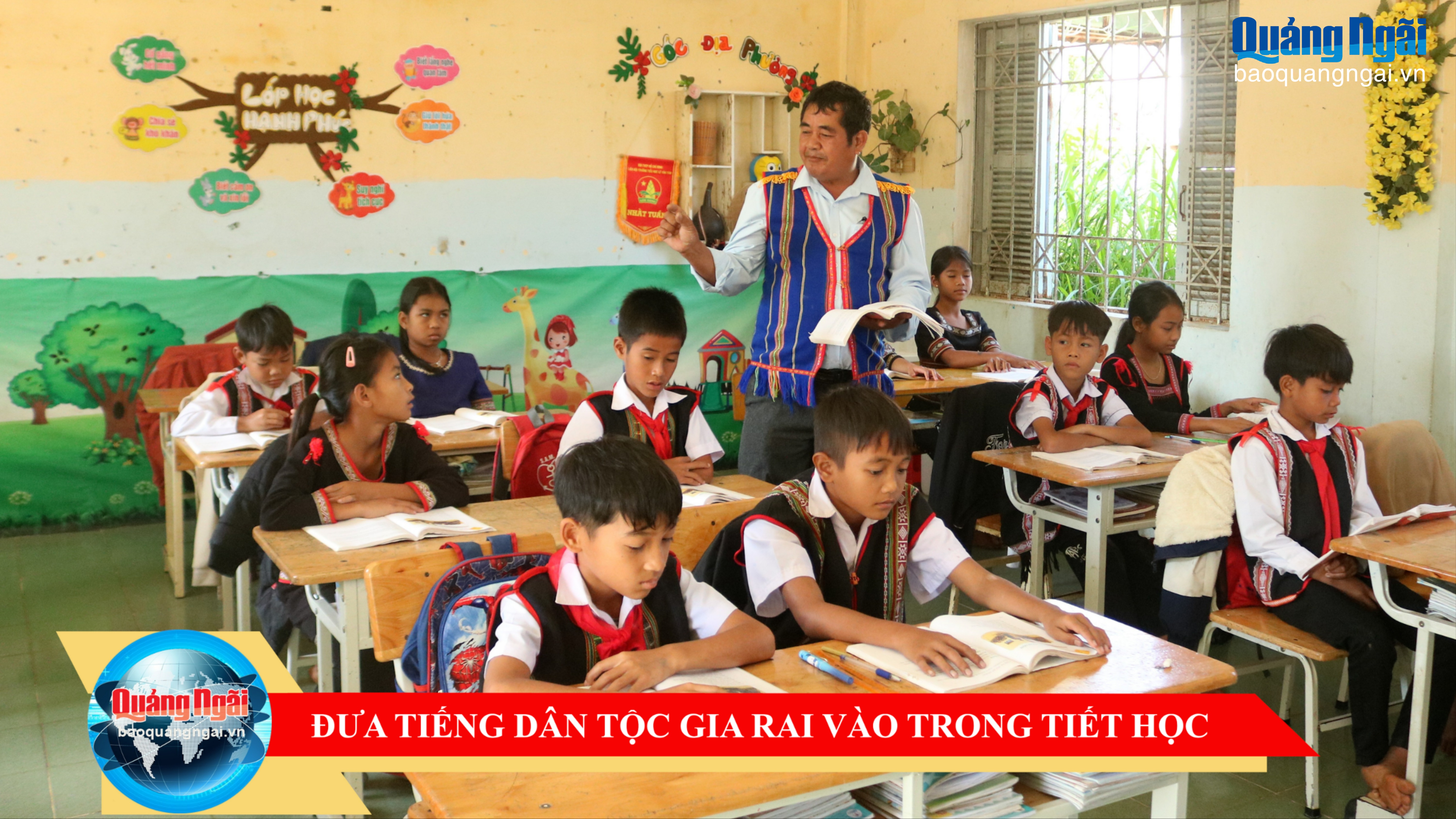 [Video]. Đưa tiếng dân tộc Gia Rai vào trong tiết học