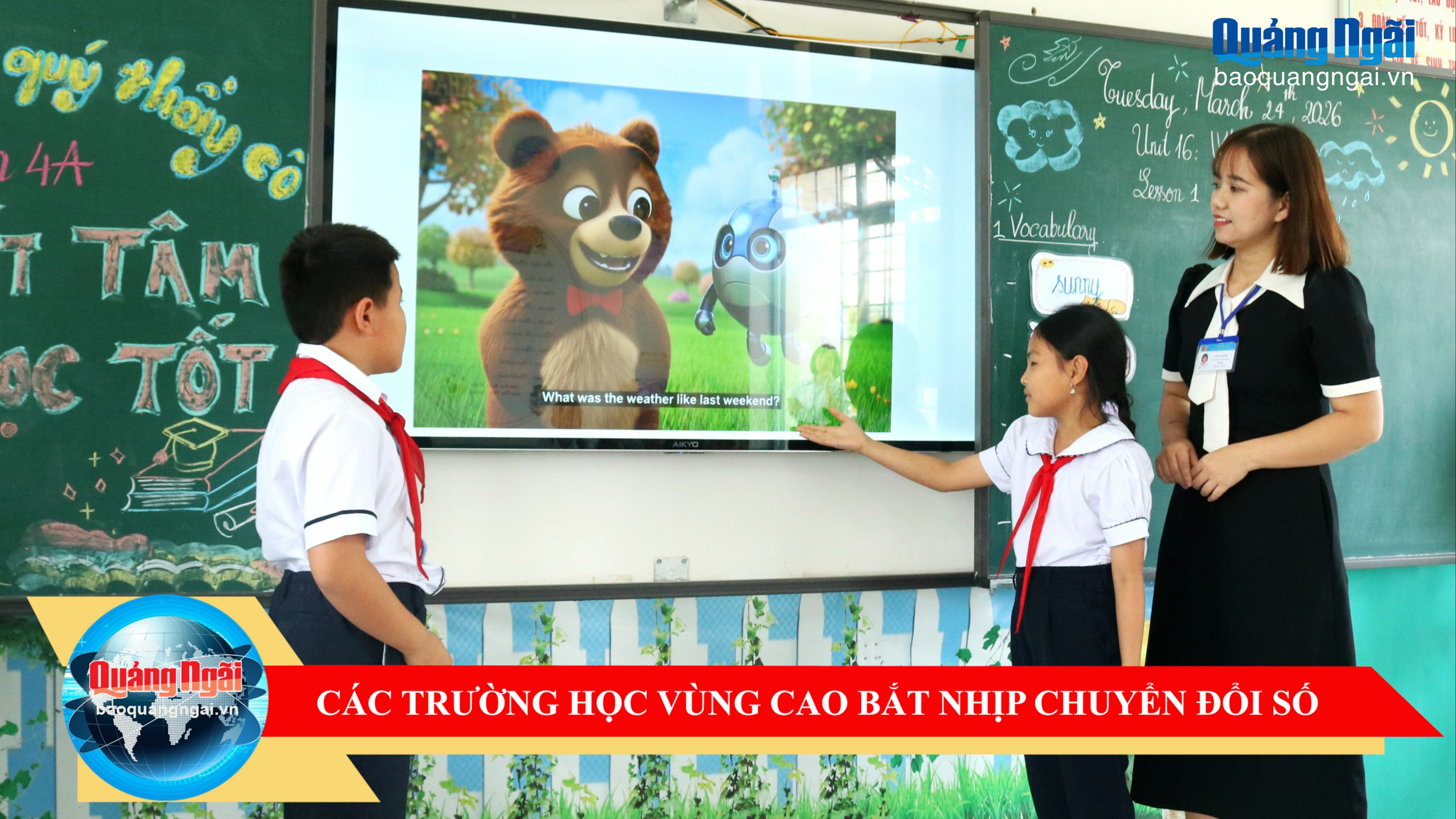 [Video]. Các trường học vùng cao bắt nhịp chuyển đổi số