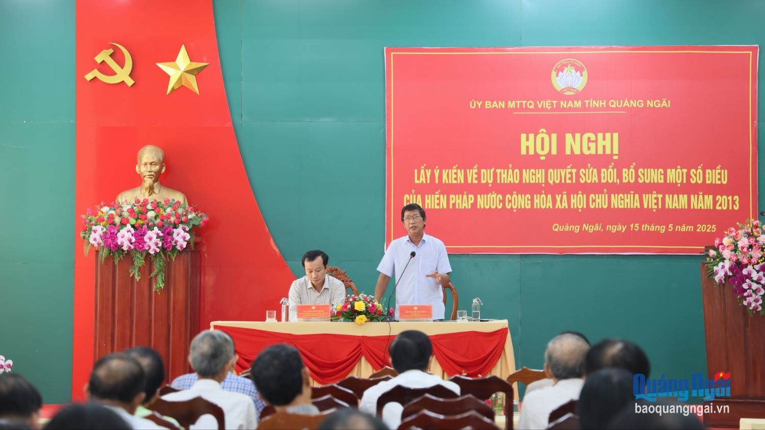 Lấy ý kiến về dự thảo Nghị quyết sửa đổi, bổ sung một số điều của Hiến pháp năm 2013