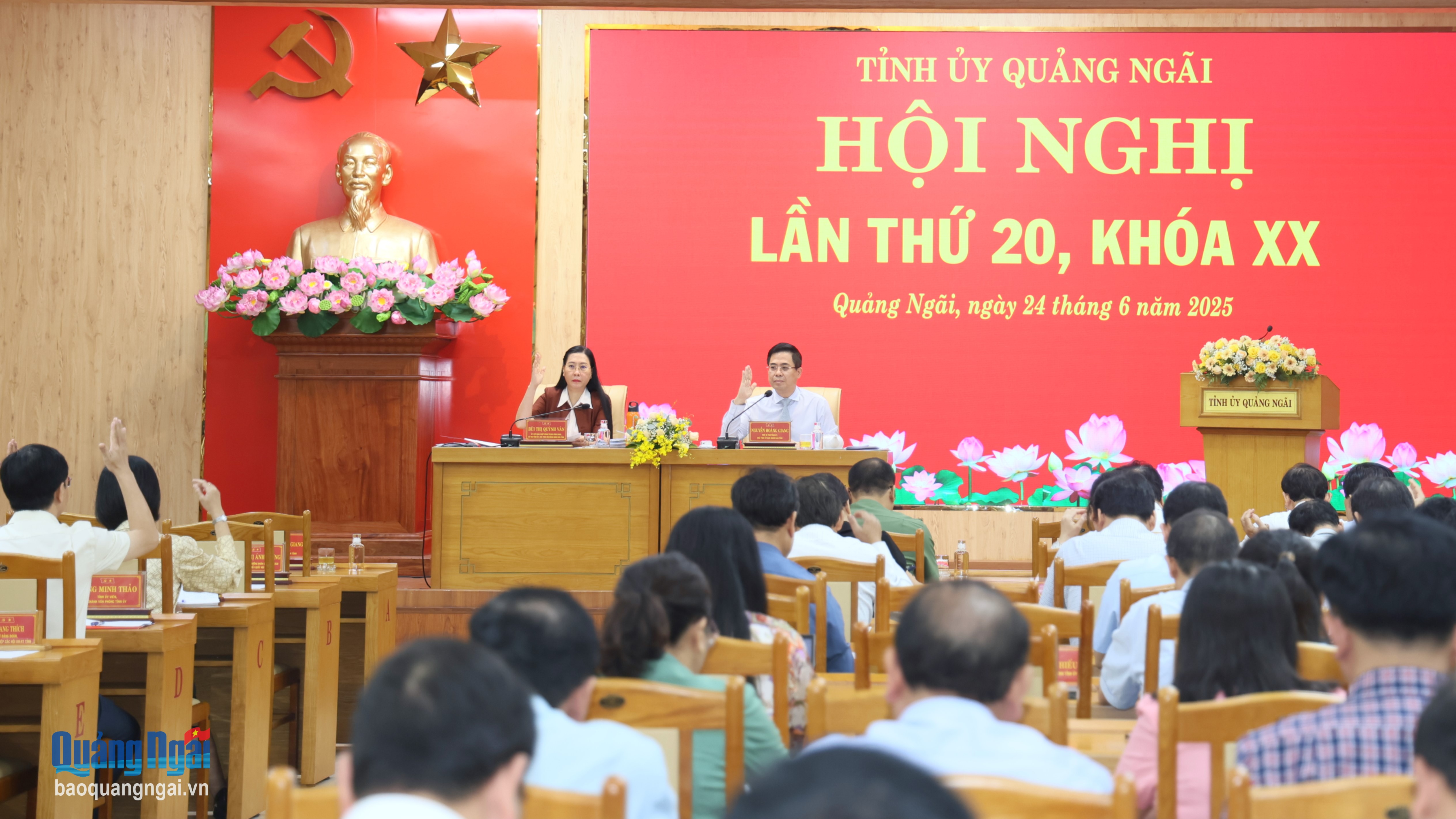 Khai mạc Hội nghị Tỉnh ủy lần thứ 20, khóa XX