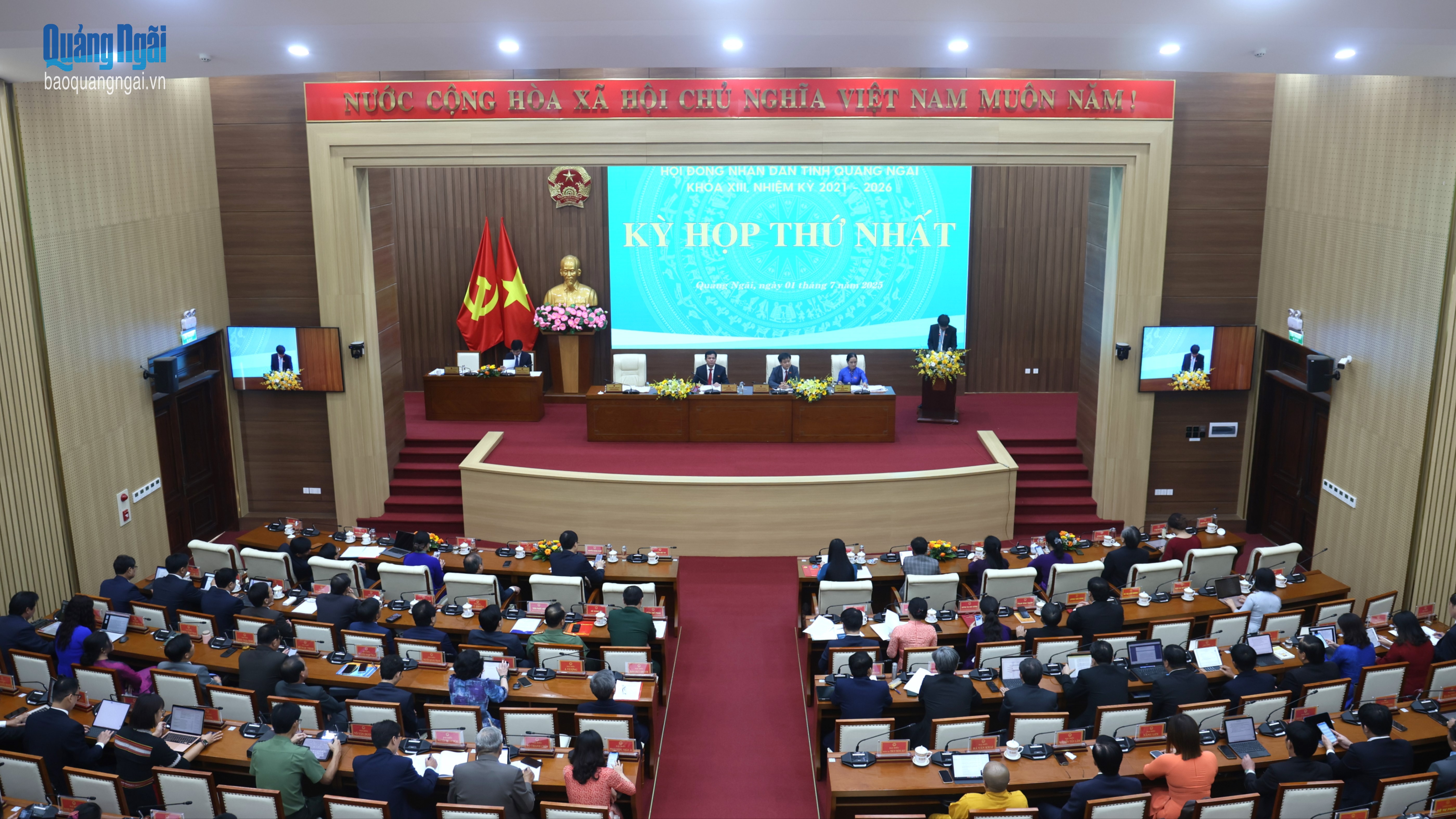 Khai mạc Kỳ họp thứ nhất, HĐND tỉnh Quảng Ngãi (mới)