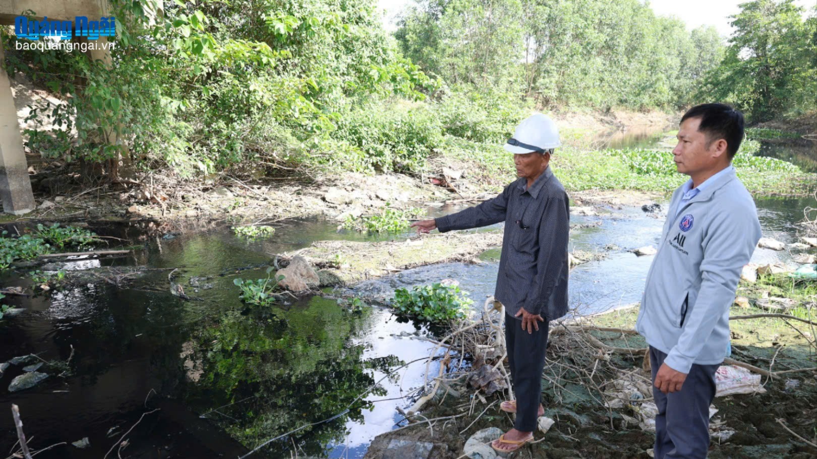 Nhiều chỉ số môi trường vượt chuẩn tại kênh Chìm Sơn Tịnh