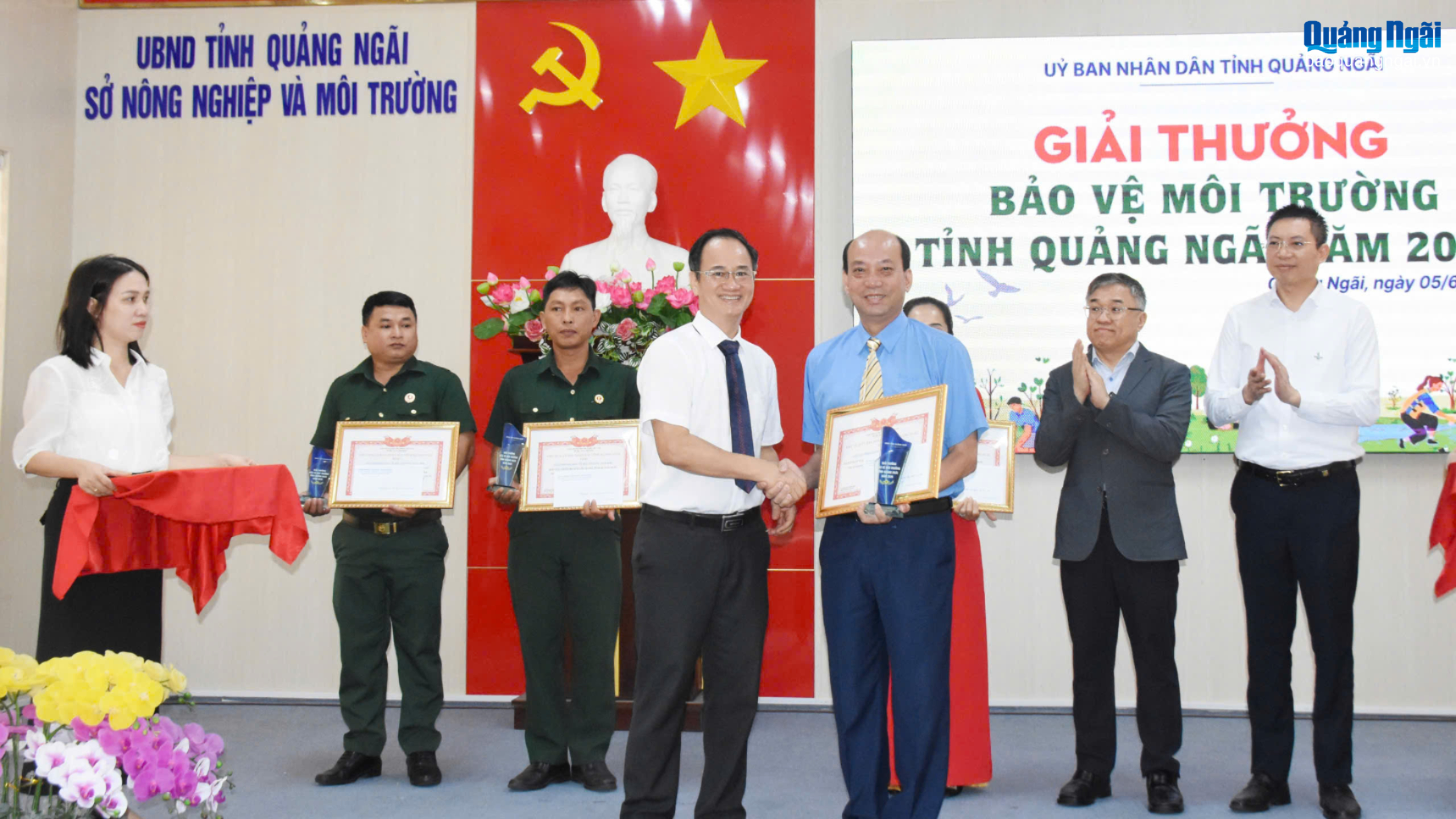 Trao Giải thưởng Bảo vệ môi trường tỉnh Quảng Ngãi năm 2026
