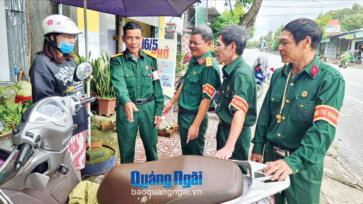 Cựu chiến binh tham gia giữ gìn trật tự, an toàn giao thông